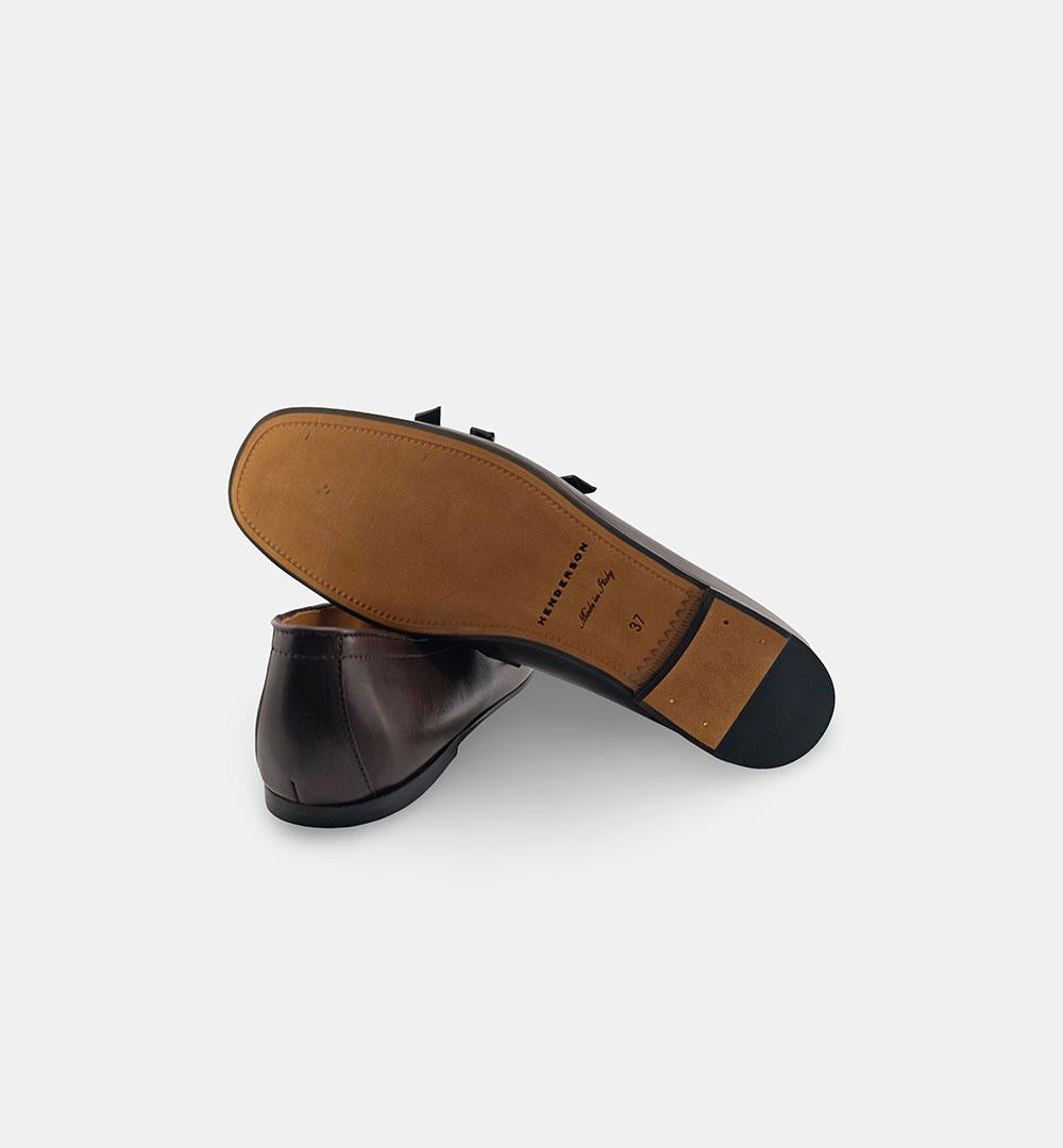 Mocassini Henderson donna Sara testa di moro SARA P.0 HENDERSON