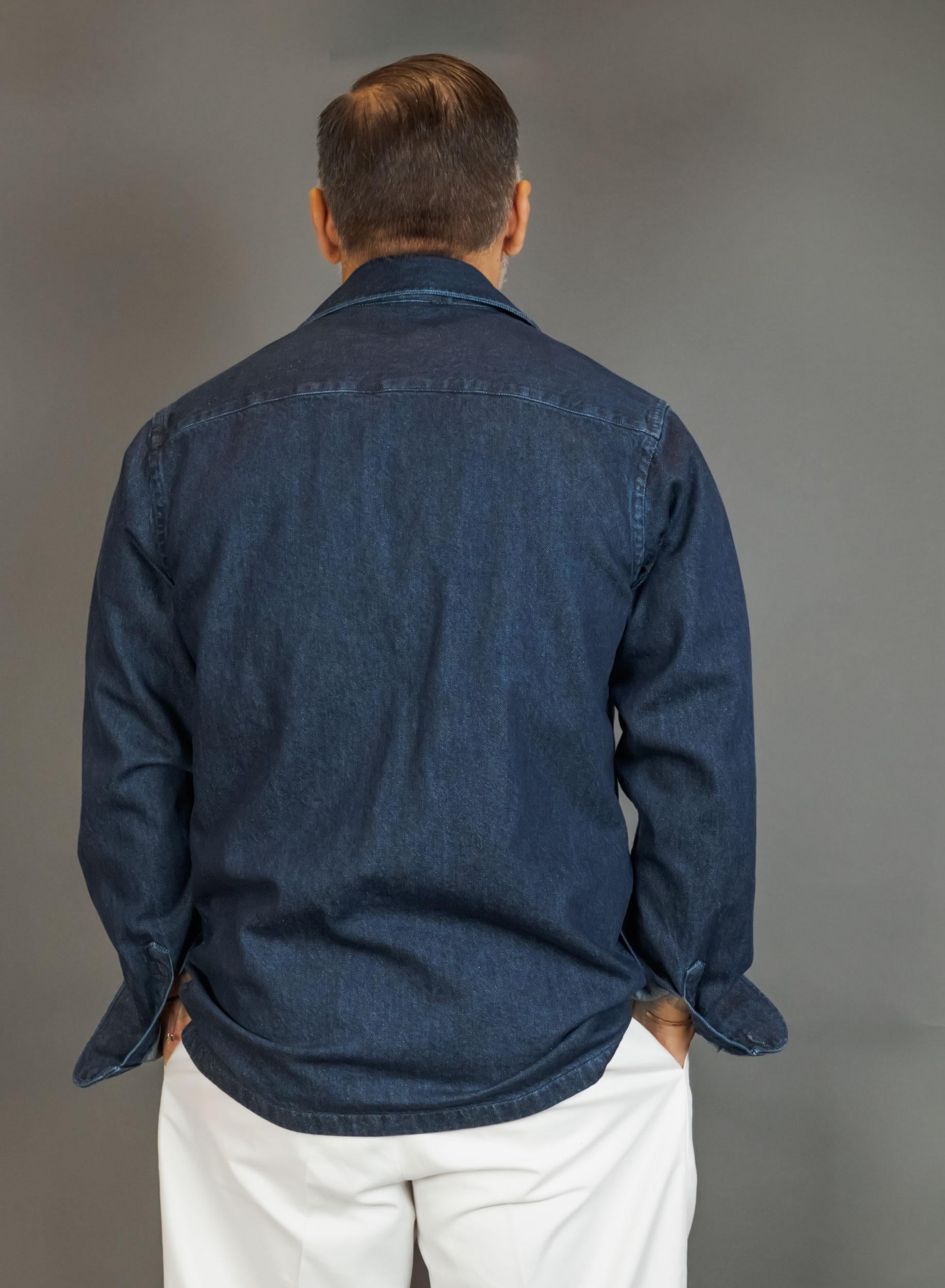 Overshirt GIANGI uomo TOD BRIGIDA Denim scuro TOD BRIGIDA DENIM SCURO GIANGI X OFFICINE
