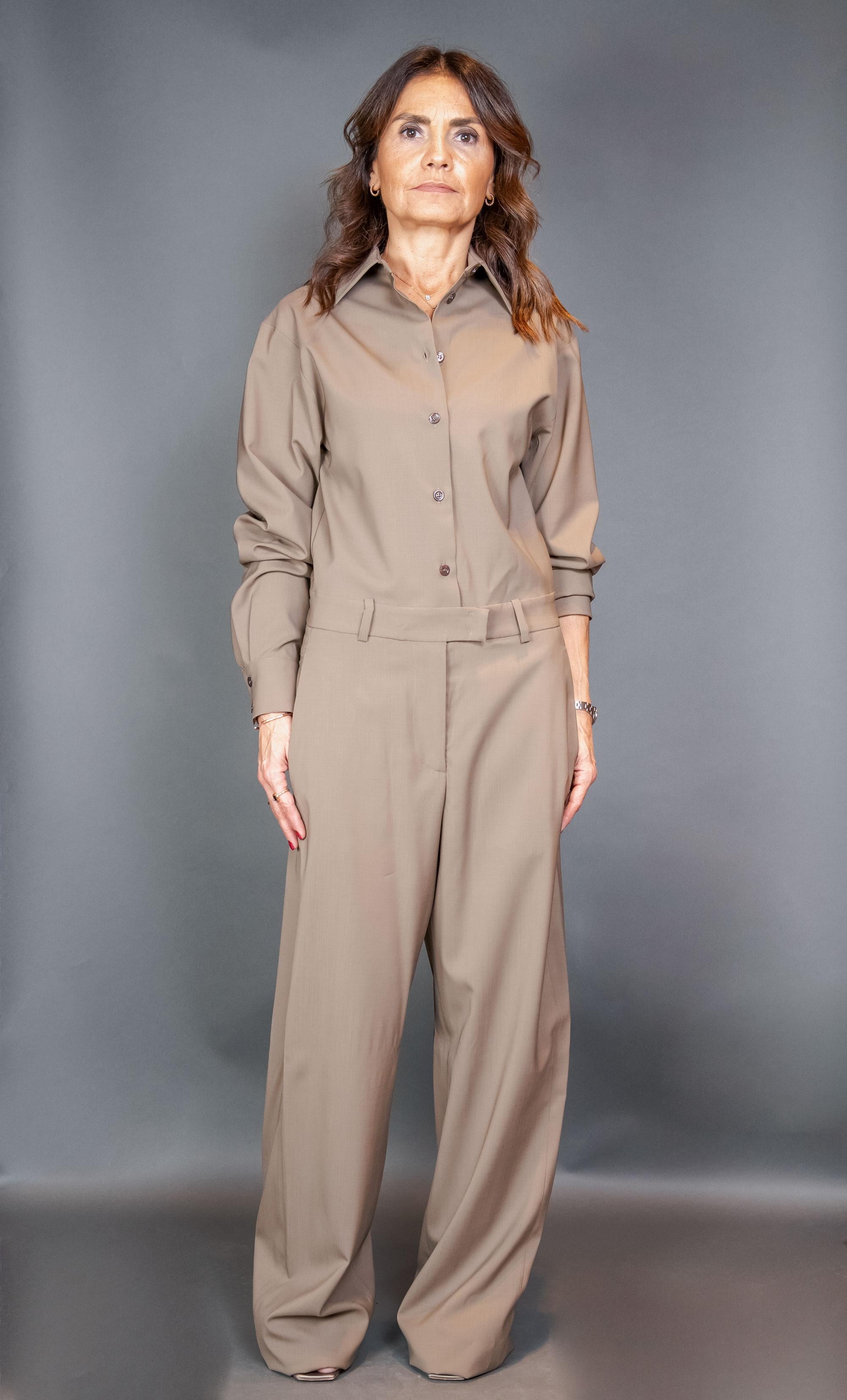 Tuta PT TORINO donna GISELLE Fango GISELLE ZI56 0130 PT TORINO