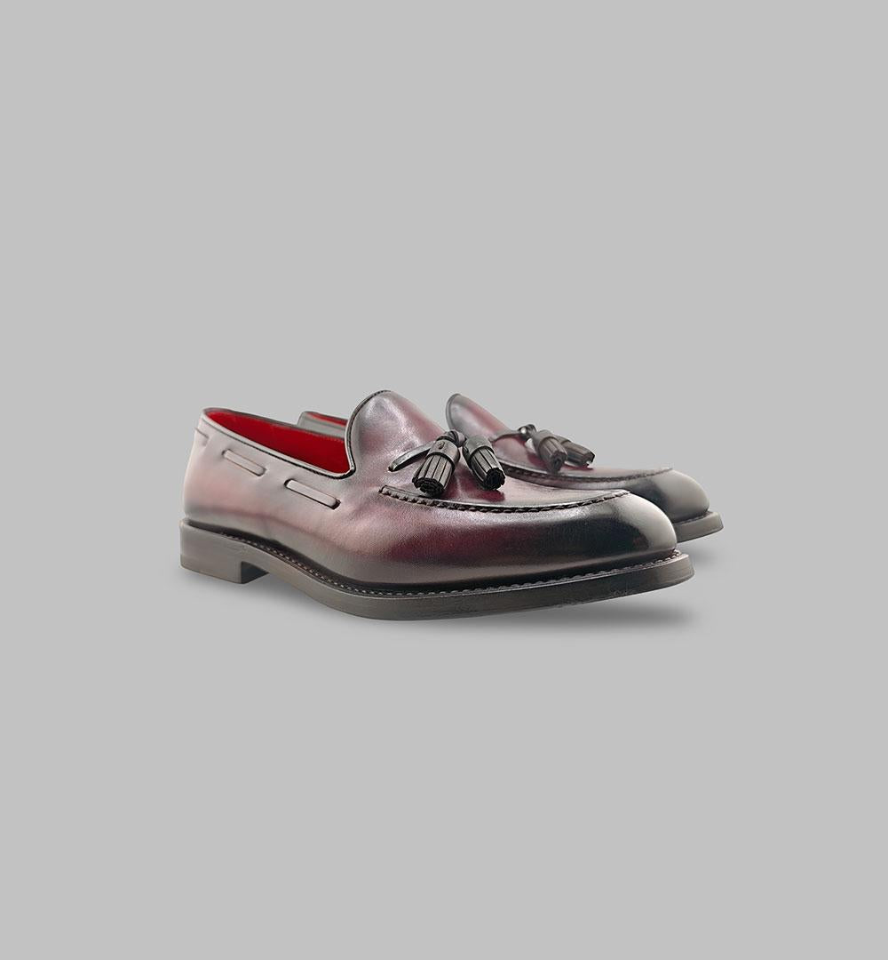 Mocassino Barrett uomo 211U047 bordeau 211U047.63 CHERRY NAP BARRETT