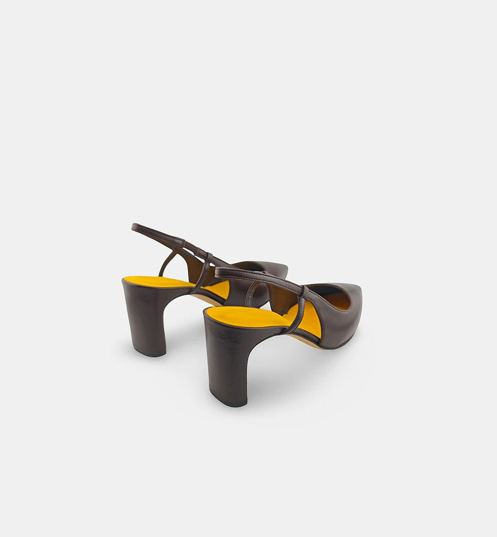 Decolletè Mara Bini donna MZ544 Sole caffè MZ544 CHANEL.C MARA BINI