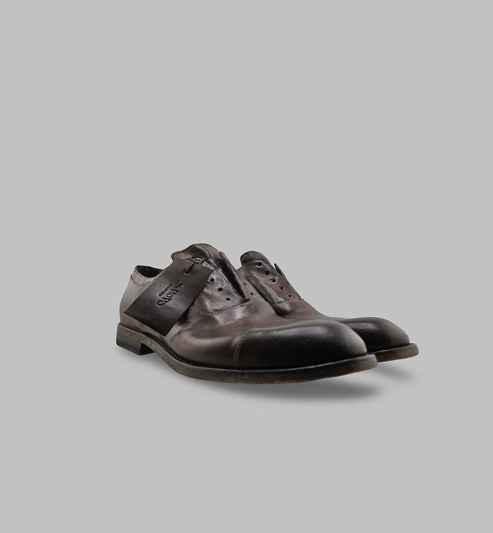 Slip on Shoto uomo 1133 92 Testa di moro 1133 92 WASHED.T.D.M SHOTO