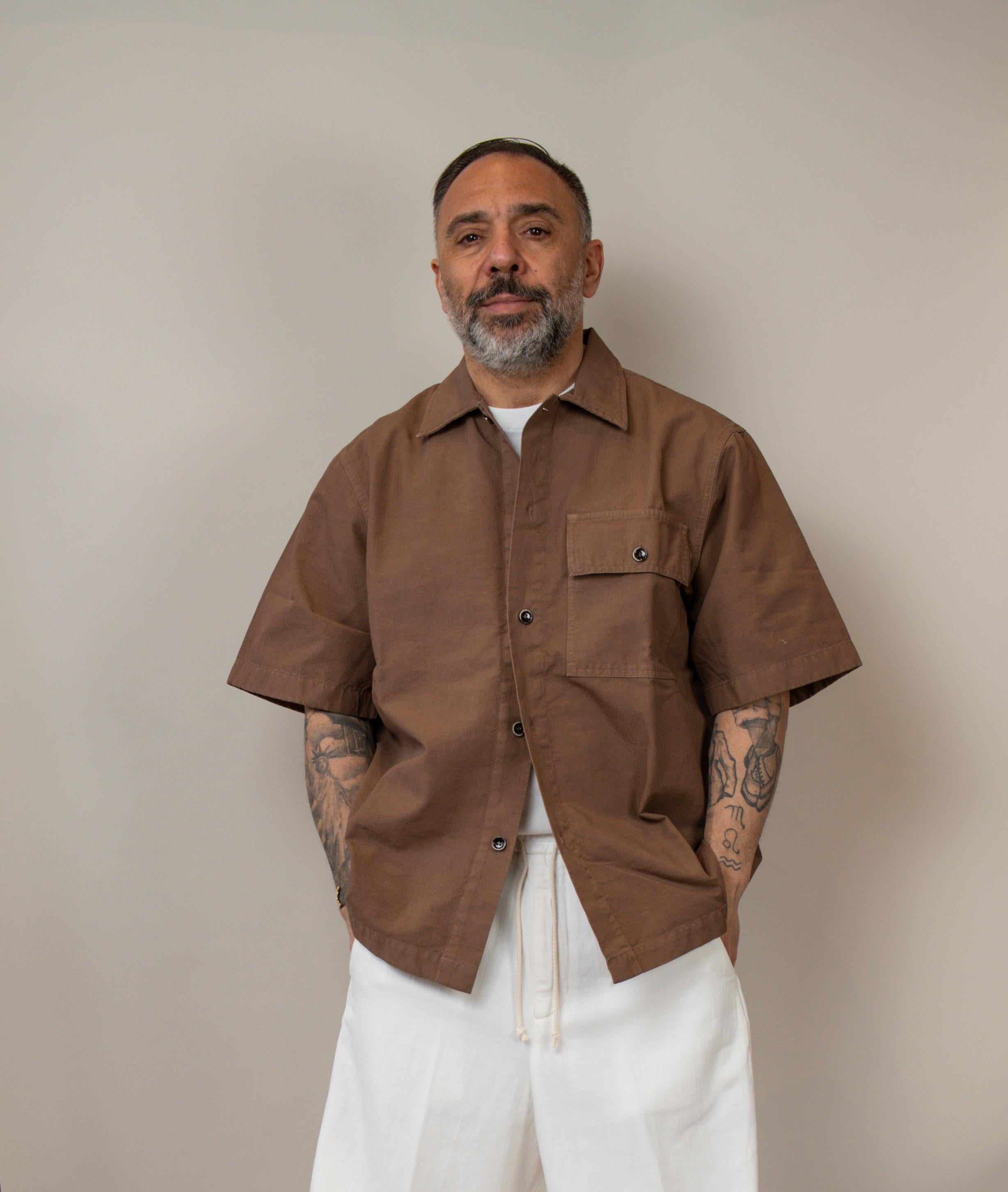 Camicia Nine in the morning uomo Max mocha MAX 32 MOCHA NINE INTHE MORNING