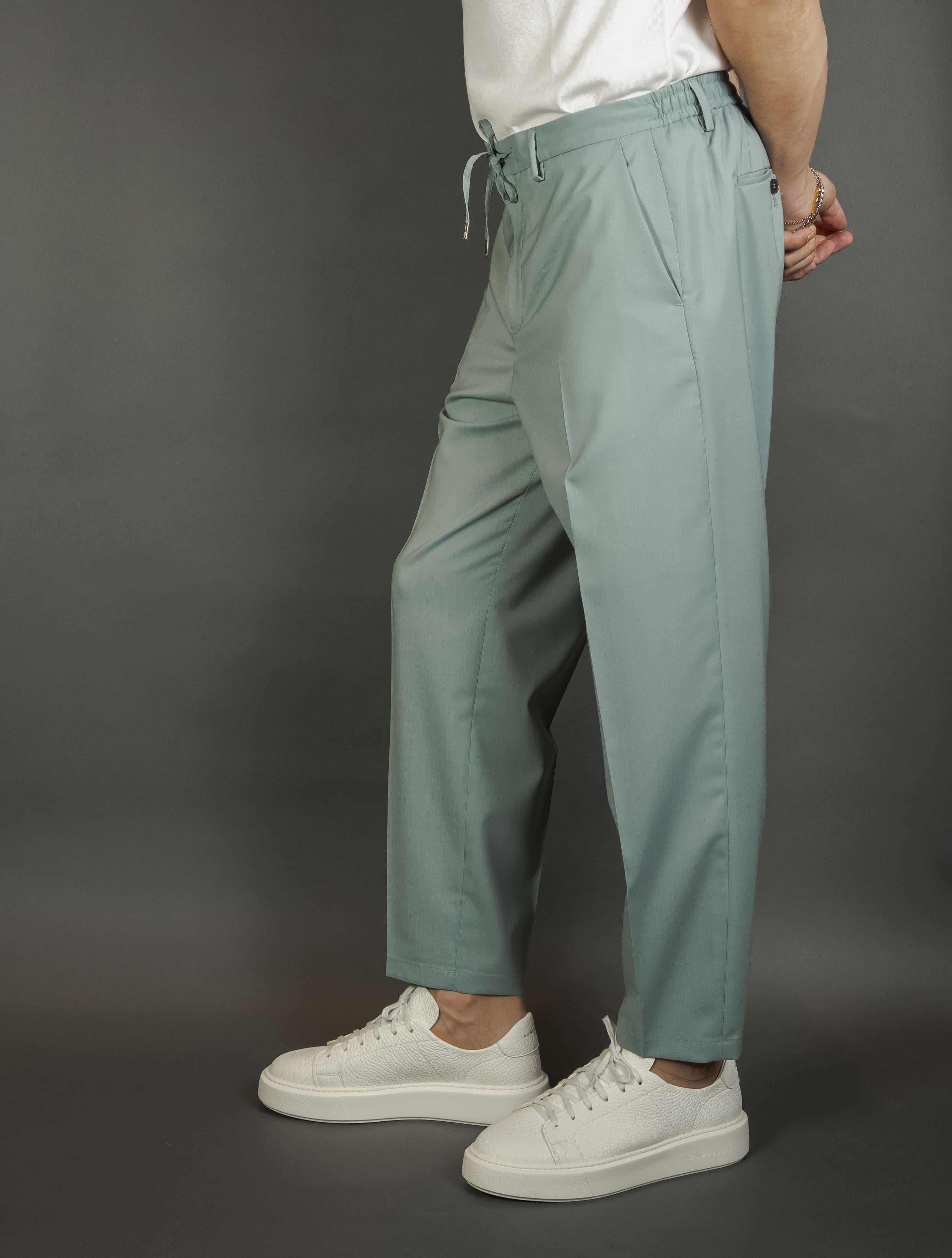 Pantalone Briglia uomo Covent celadon COVENT 325082 0132 CELADON BRIGLIA