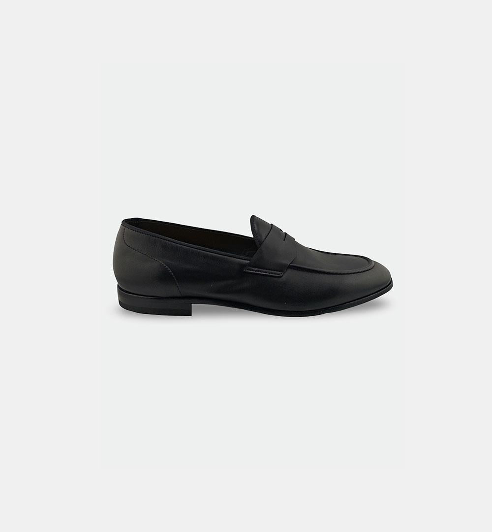 Mocassino GREEN GEORGE uomo 1090 Nero 1090 MANAUS PENNY SOFT GREEN GEORGE