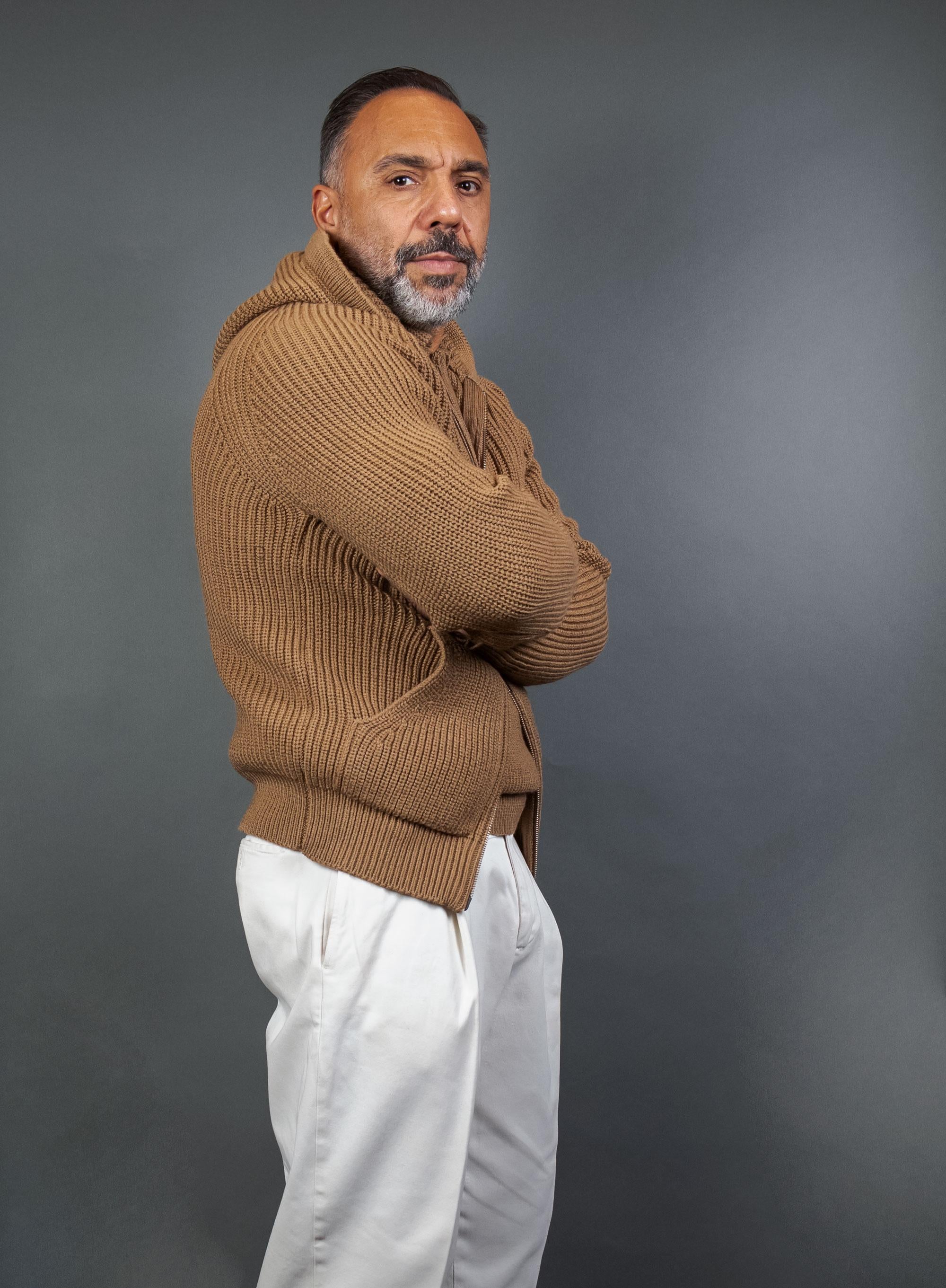 Cardigan CIRCOLO uomo 5156 Marrone 5156 2283 BISCOTTO CIRCOLO