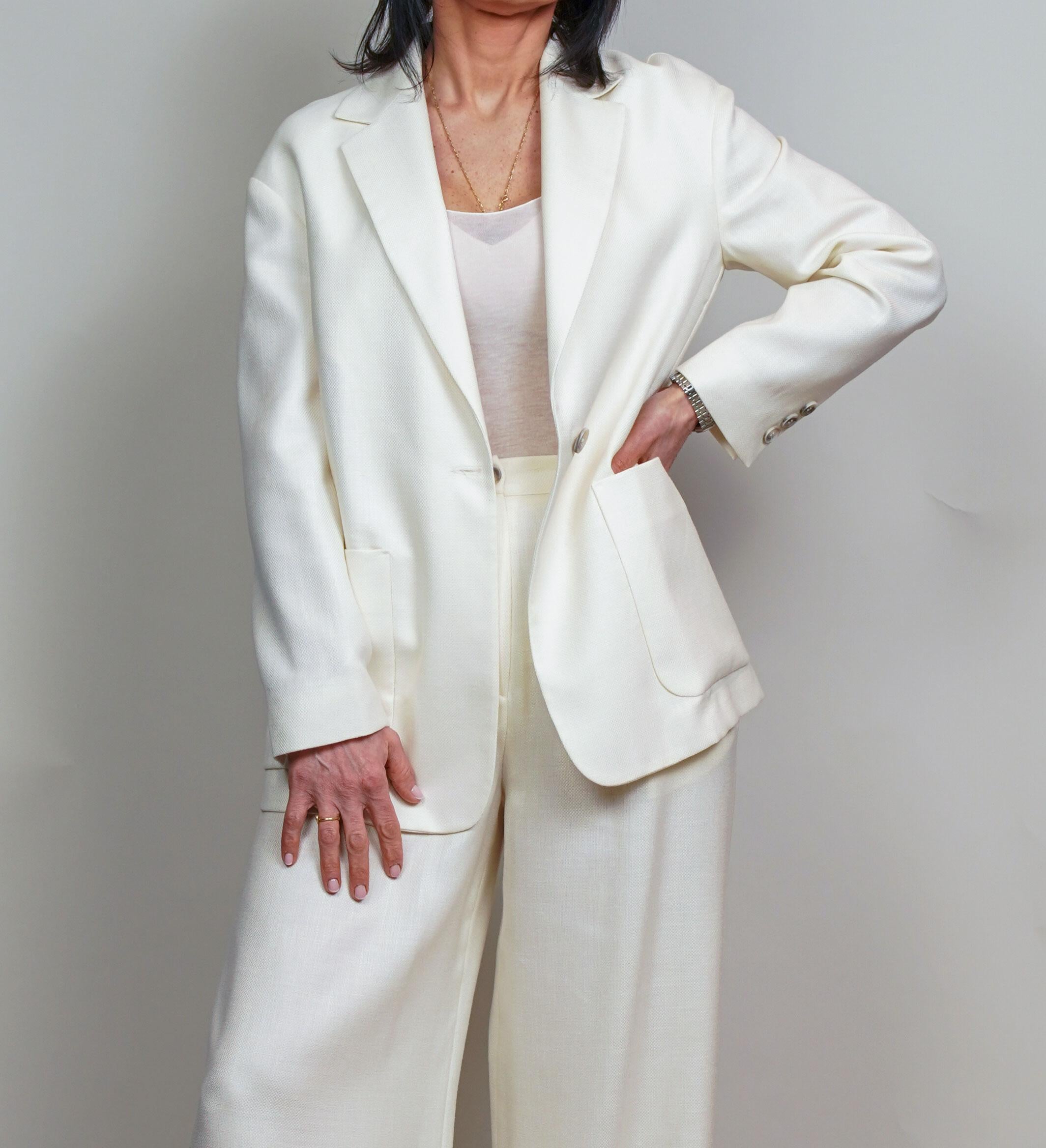 Giacca Barba donna Jacket bianca JACKET 55100 BARBA