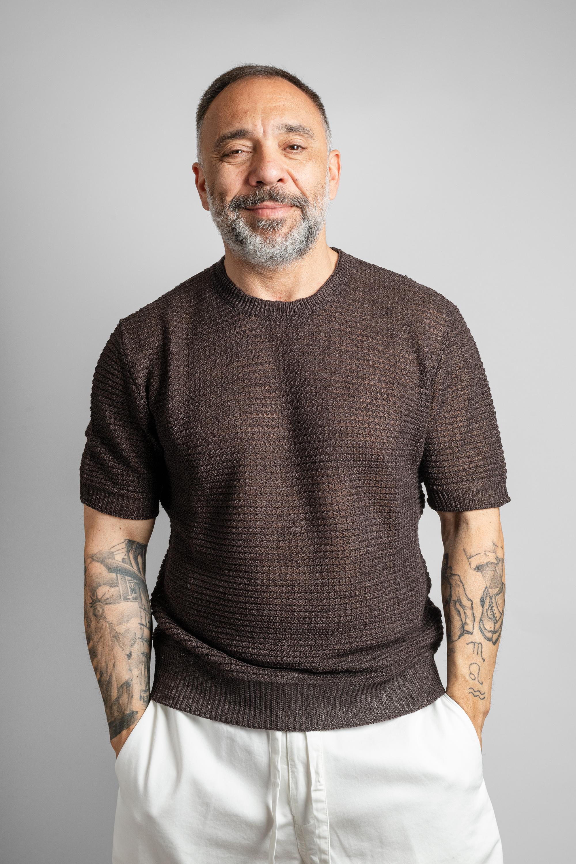 Maglia KANGRA uomo GIROCOLLO 3100 21 Marrone GIROCOLLO 3100 21 110 KANGRA