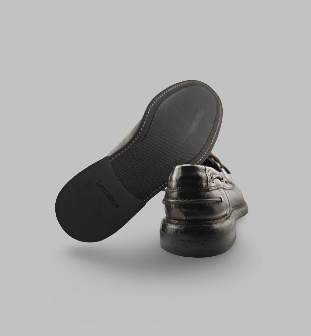 Derby Lemargo uomo FU02A Ebano<BR/> FU02A RANCH BARCA LEMARGO