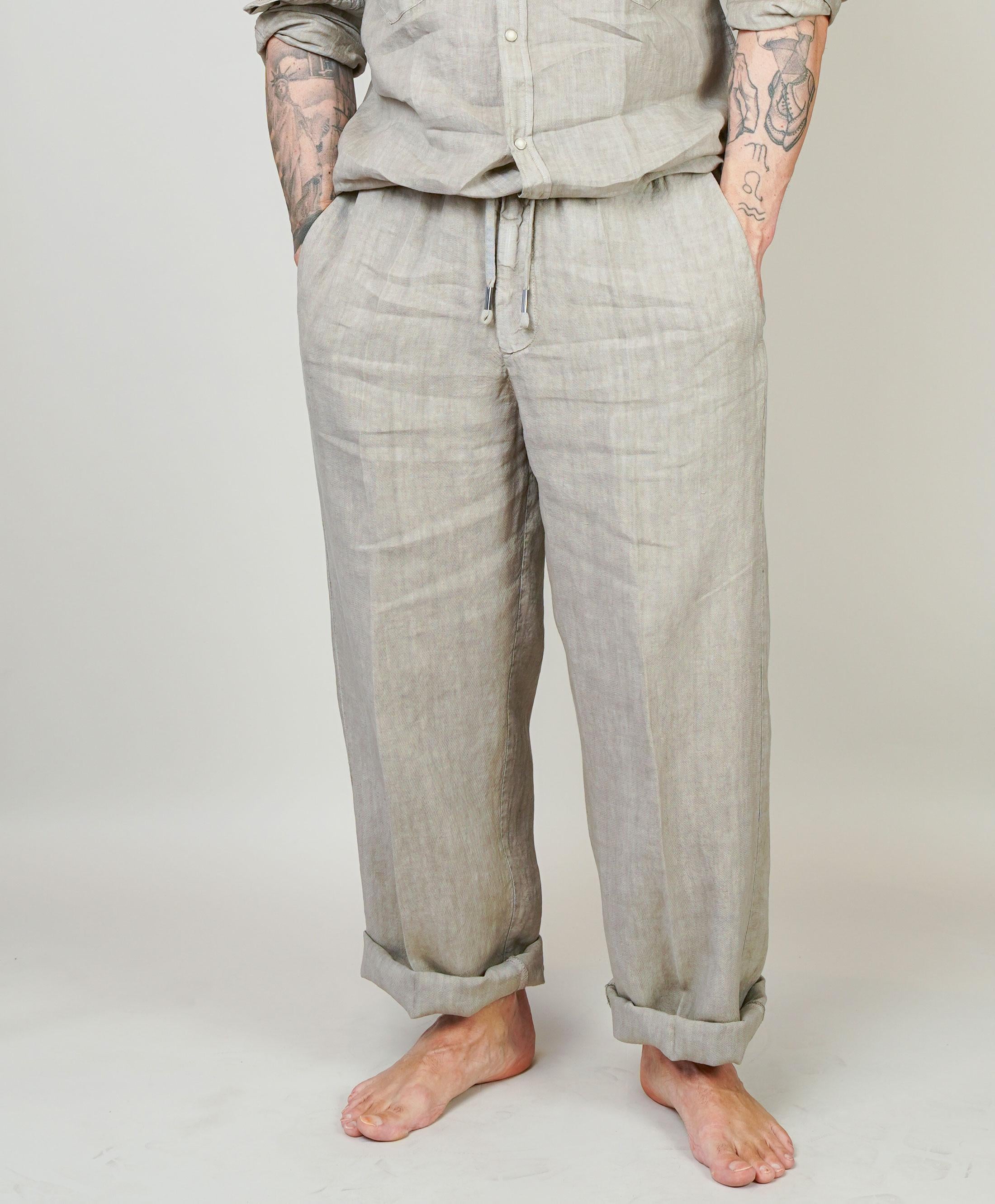 Pantalone Inlinum uomo Pajama fango PAJAMA TROPEA PANTS FANGO INLINUM