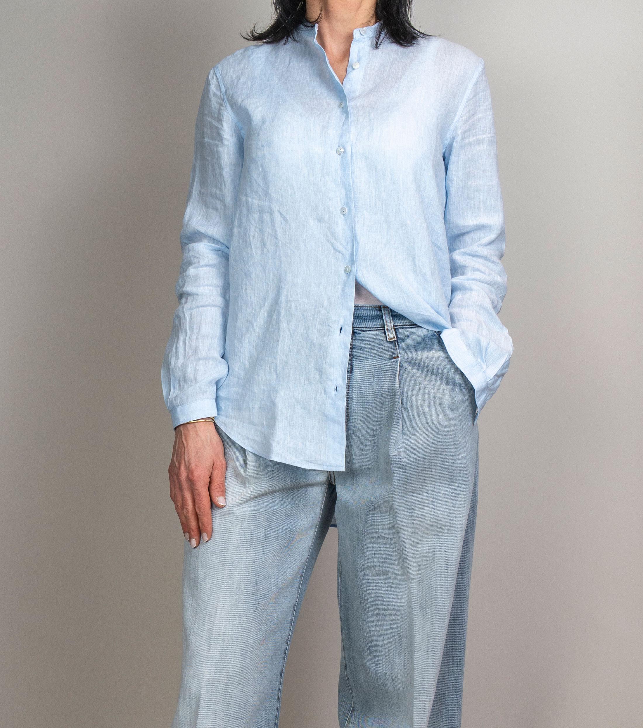 Camicia Xacus donna Marvi azzurra MARVI 770 XACUS