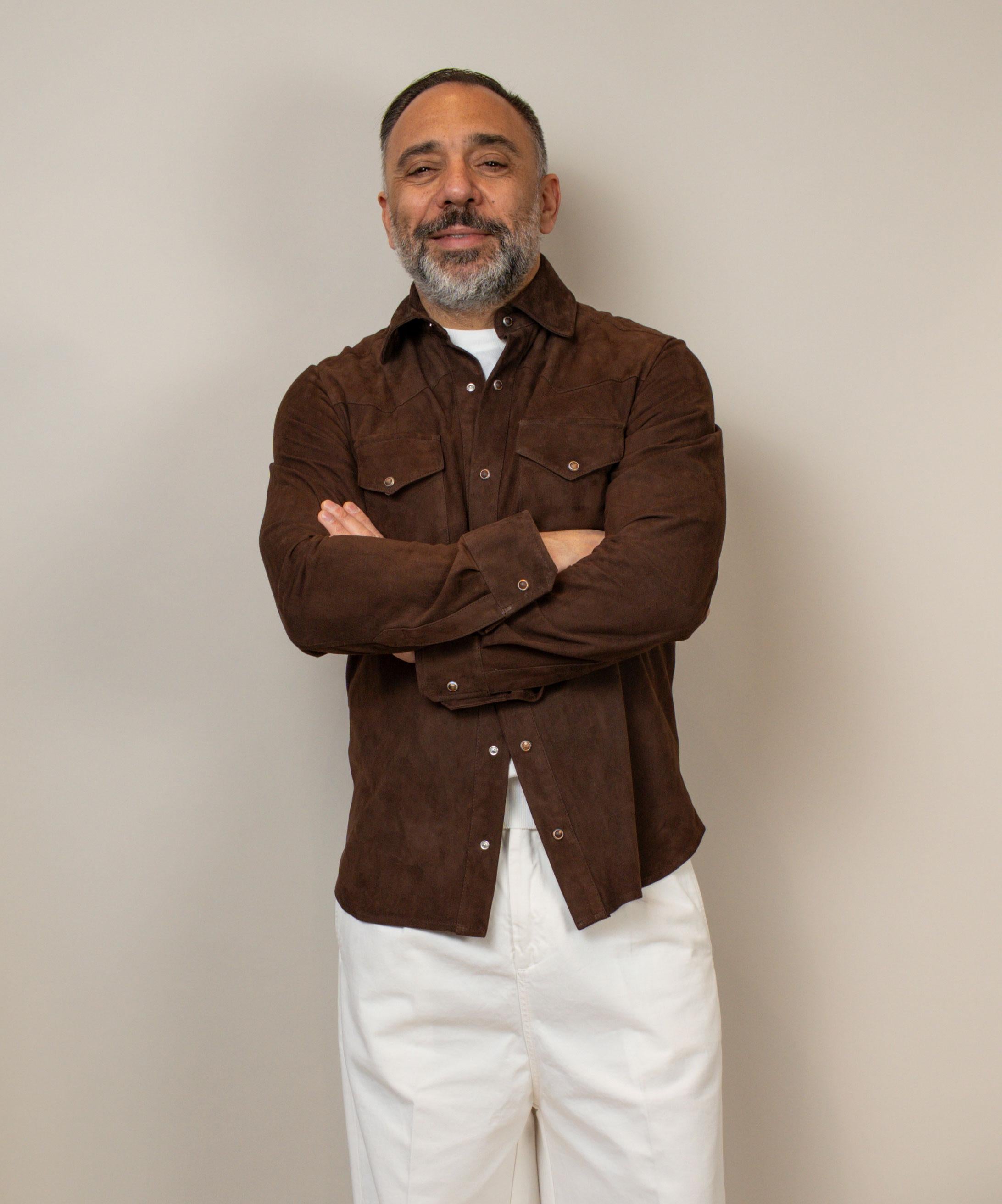Overshirt KIRED uomo TOTO 835101 Moro TOTO 835101 4000 KIRED