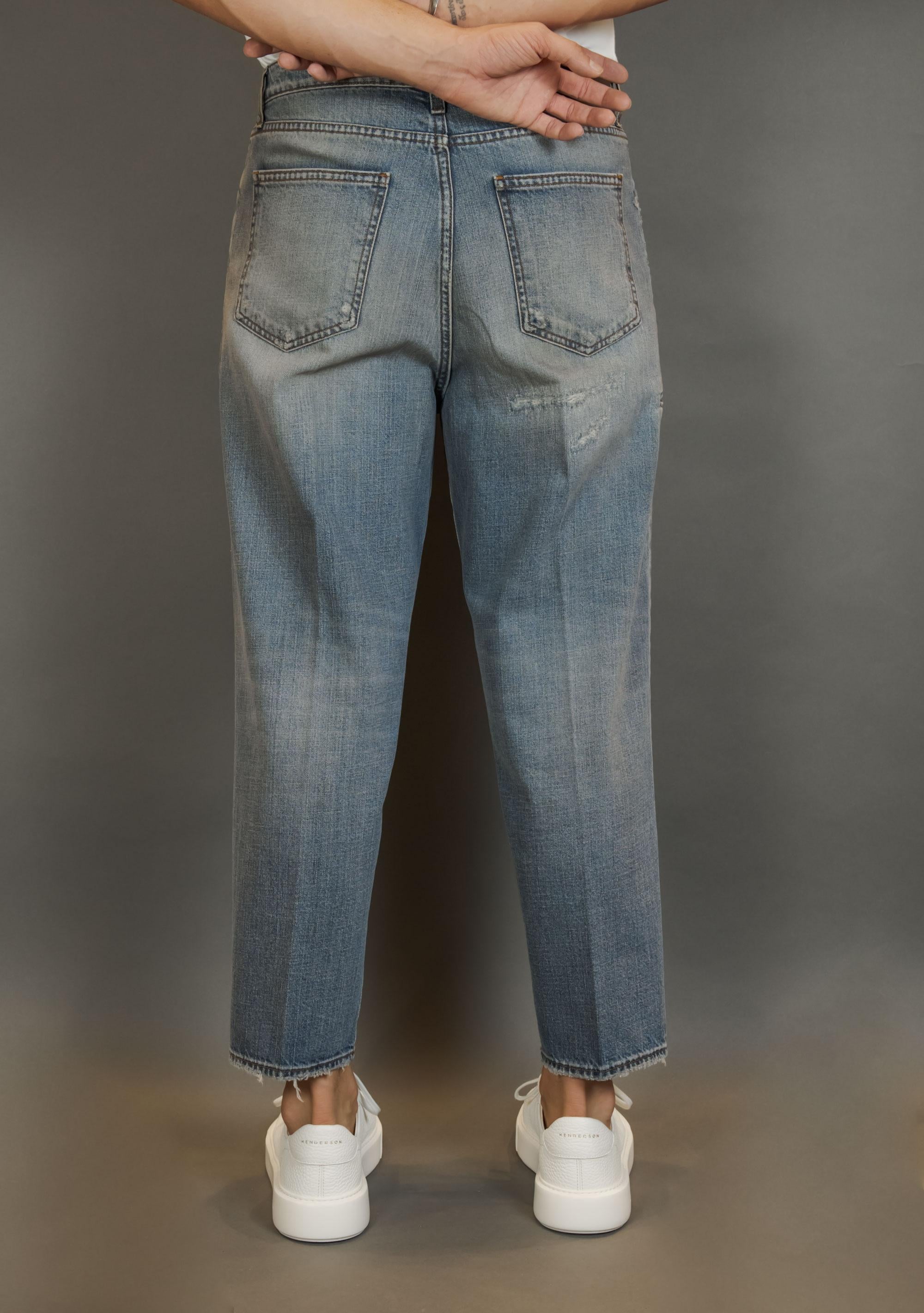 Jeans BONHEUR uomo OSAKA Blu chiaro OSAKA L 97 DENIM BONHEUR