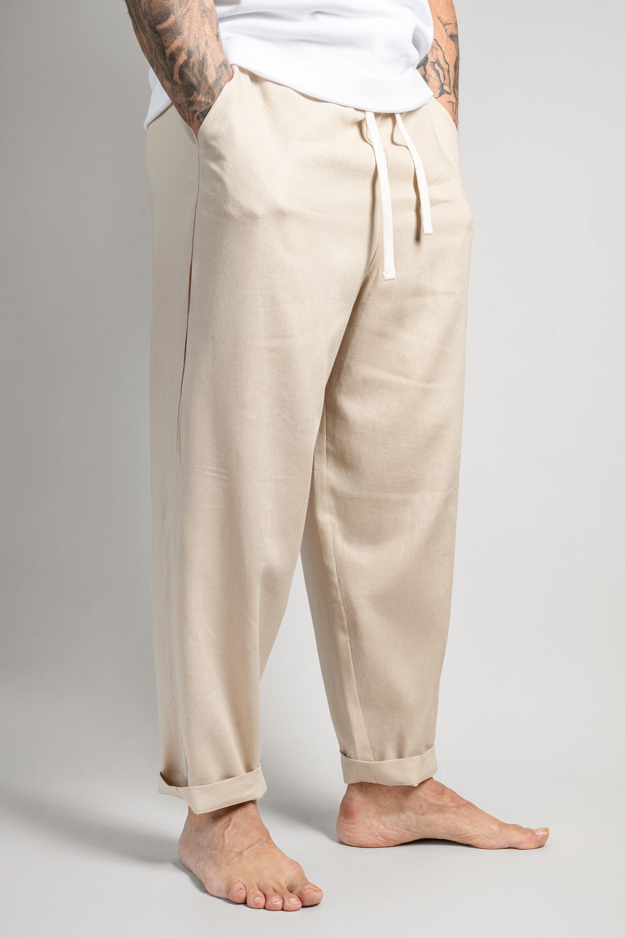 Pantalone OFFICINE uomo JAPAN Beige JAPAN BEIGE OFFICINE
