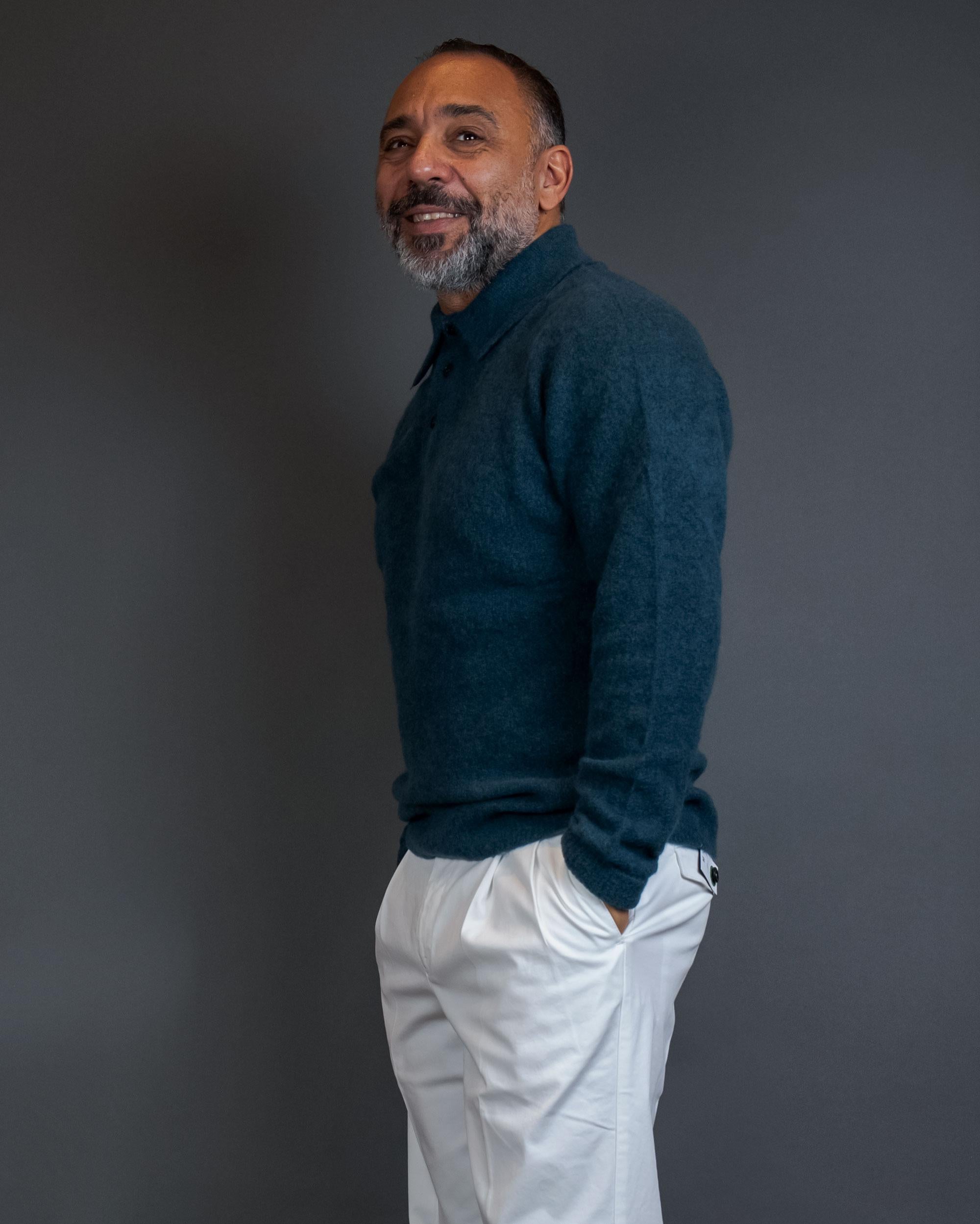 Maglione ROBERTO COLLINA uomo 32004 Avio 32004 3211 ROBERTO COLLINA