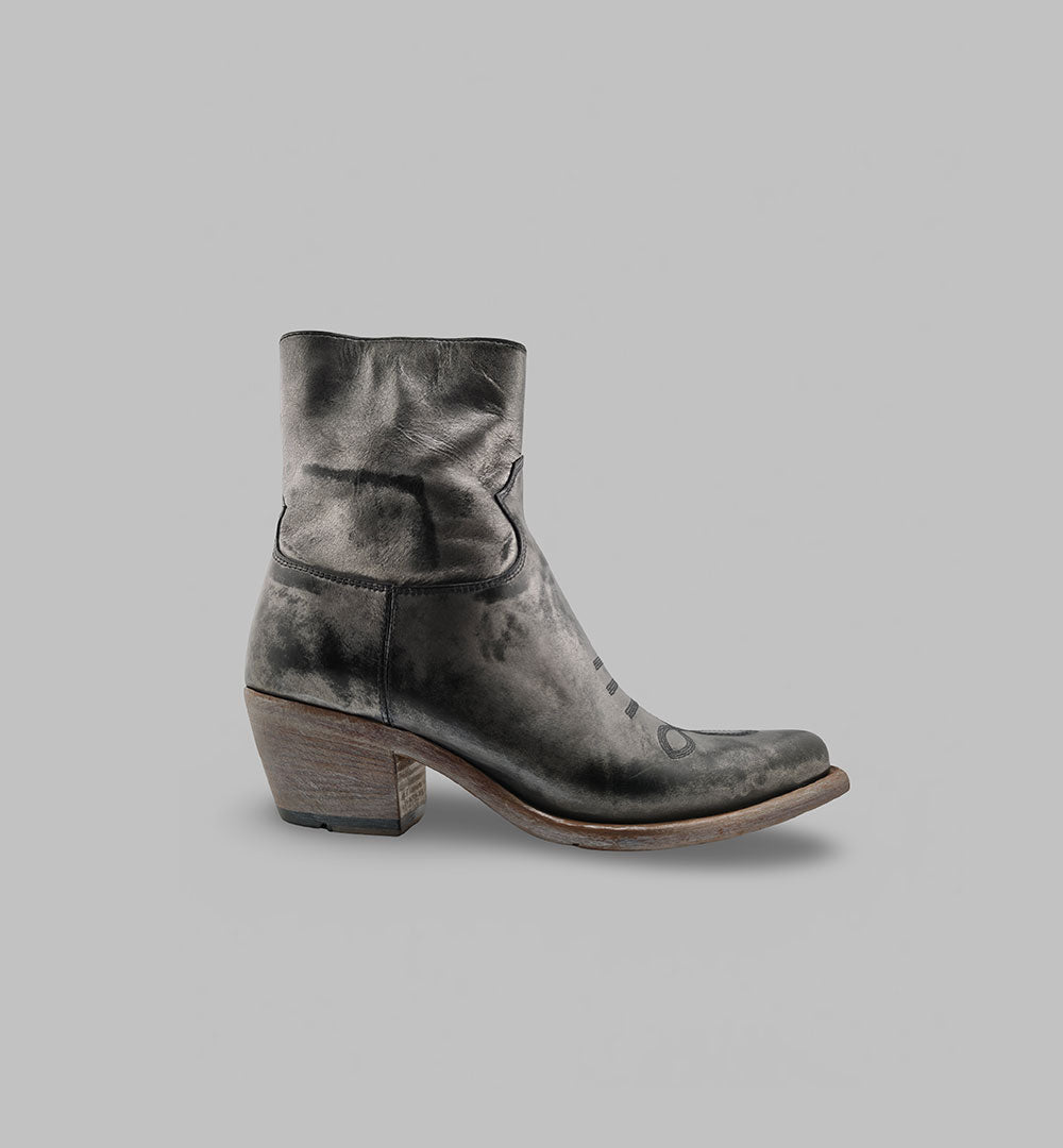 Camperos Lemargo donna GU02C argento<BR/> GU02C CAMPEROS.ZIP LEMARGO 