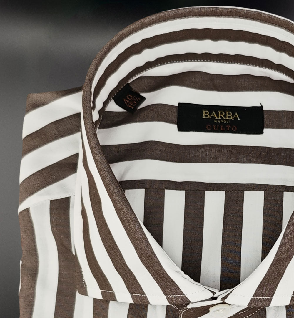 Camicia Barba uomo K1U13P015501901 marrone K1U13P015501901 1901 RIGA BARBA 