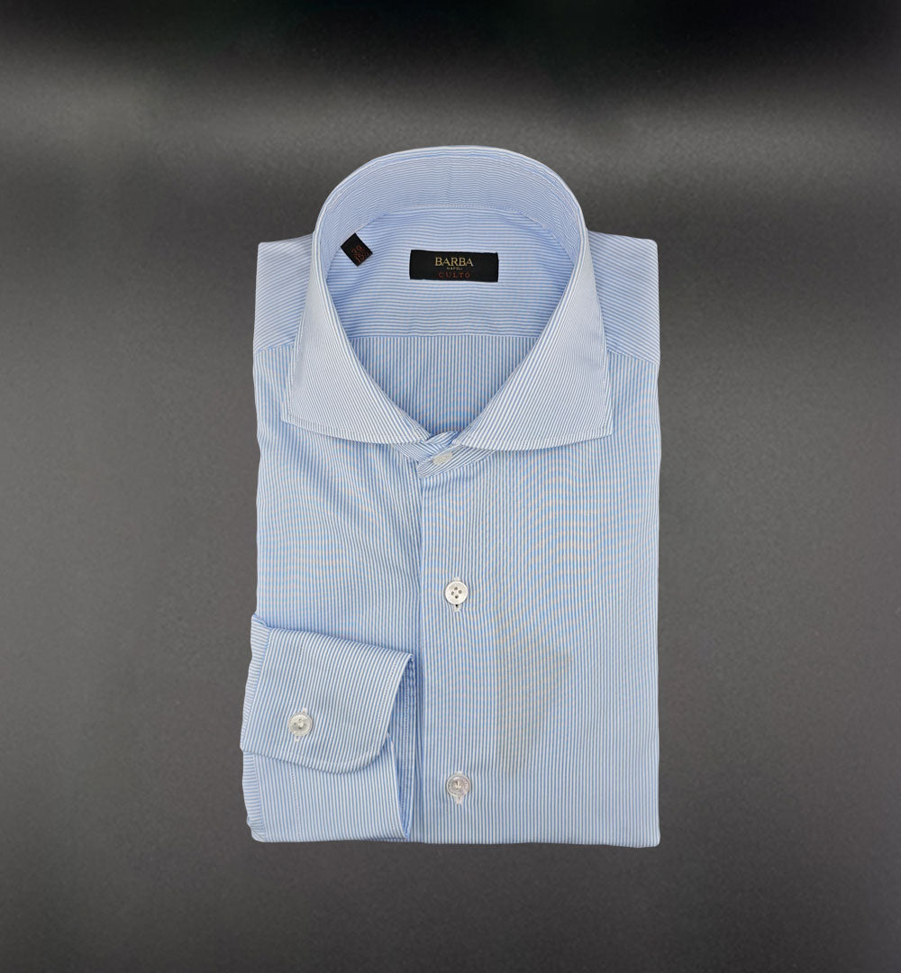 Camicia Barba uomo K1U13P01PZ8200 azzurra<BR/> K1U13P01PZ8200 8200 RIGA BARBA 