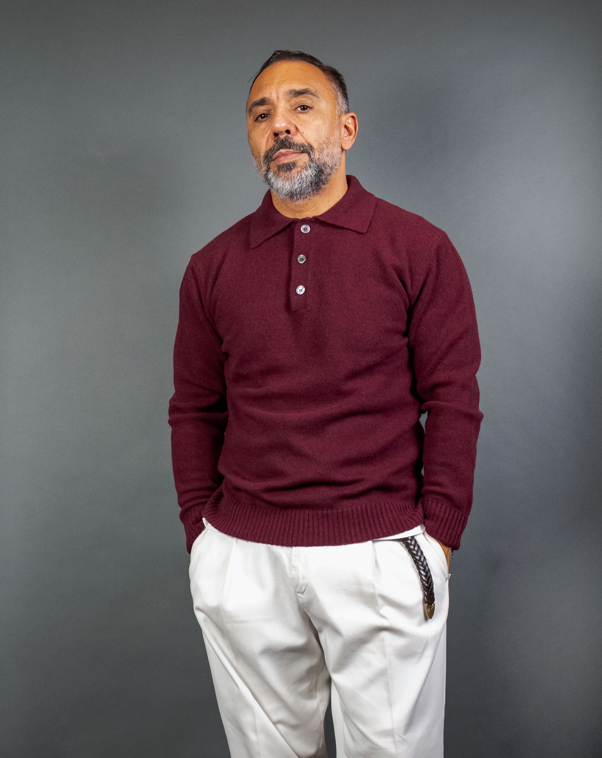 Maglione DANIELE FIESOLI uomo 3373 Bordeaux 3373 053 VINACCIA DANIELE FIESOLI 