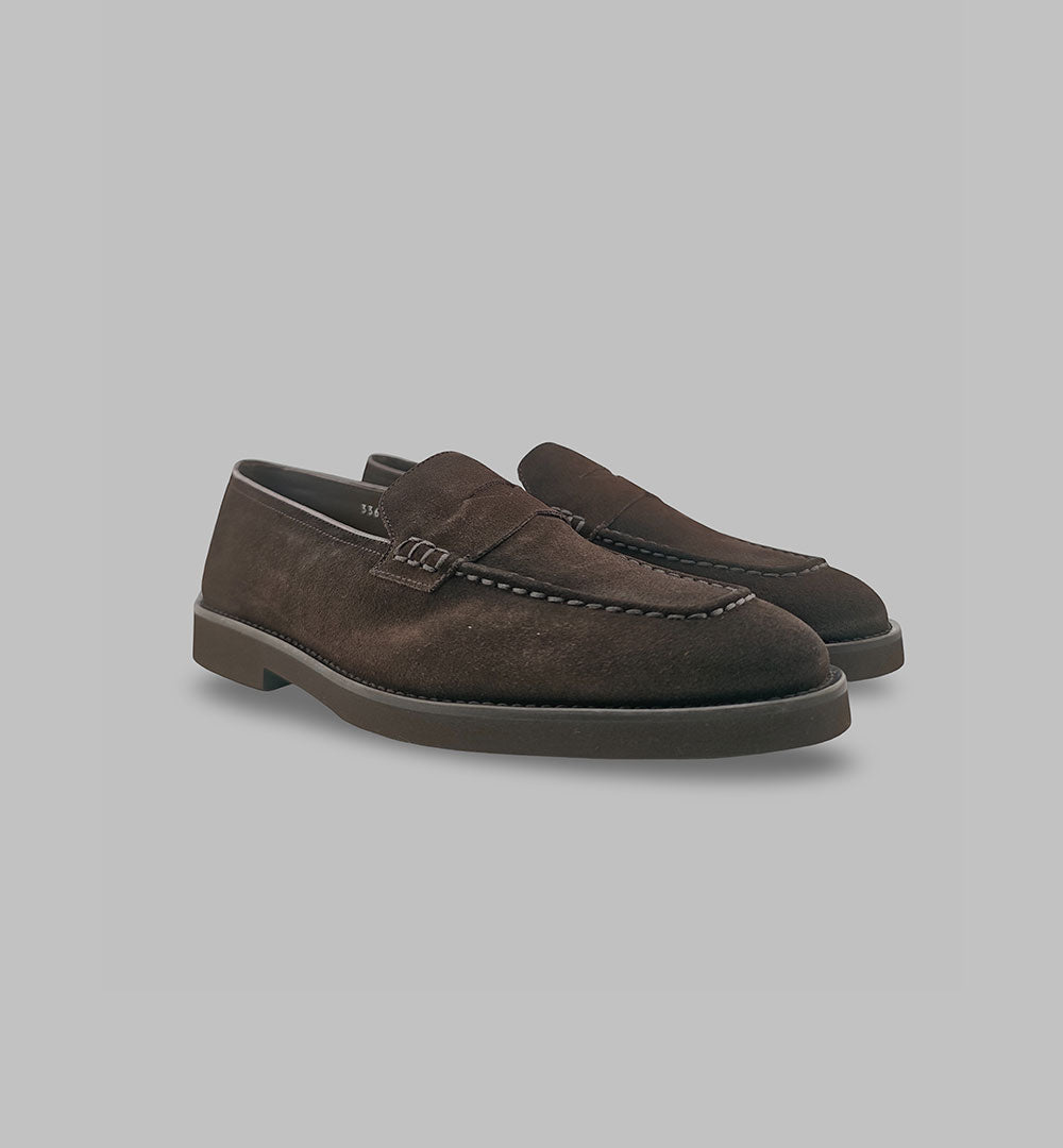 Mocassino Doucal's uomo 3361 TM23 testa di moro 3361 TM23 PENNY F.LIGHT DOUCAL'S 