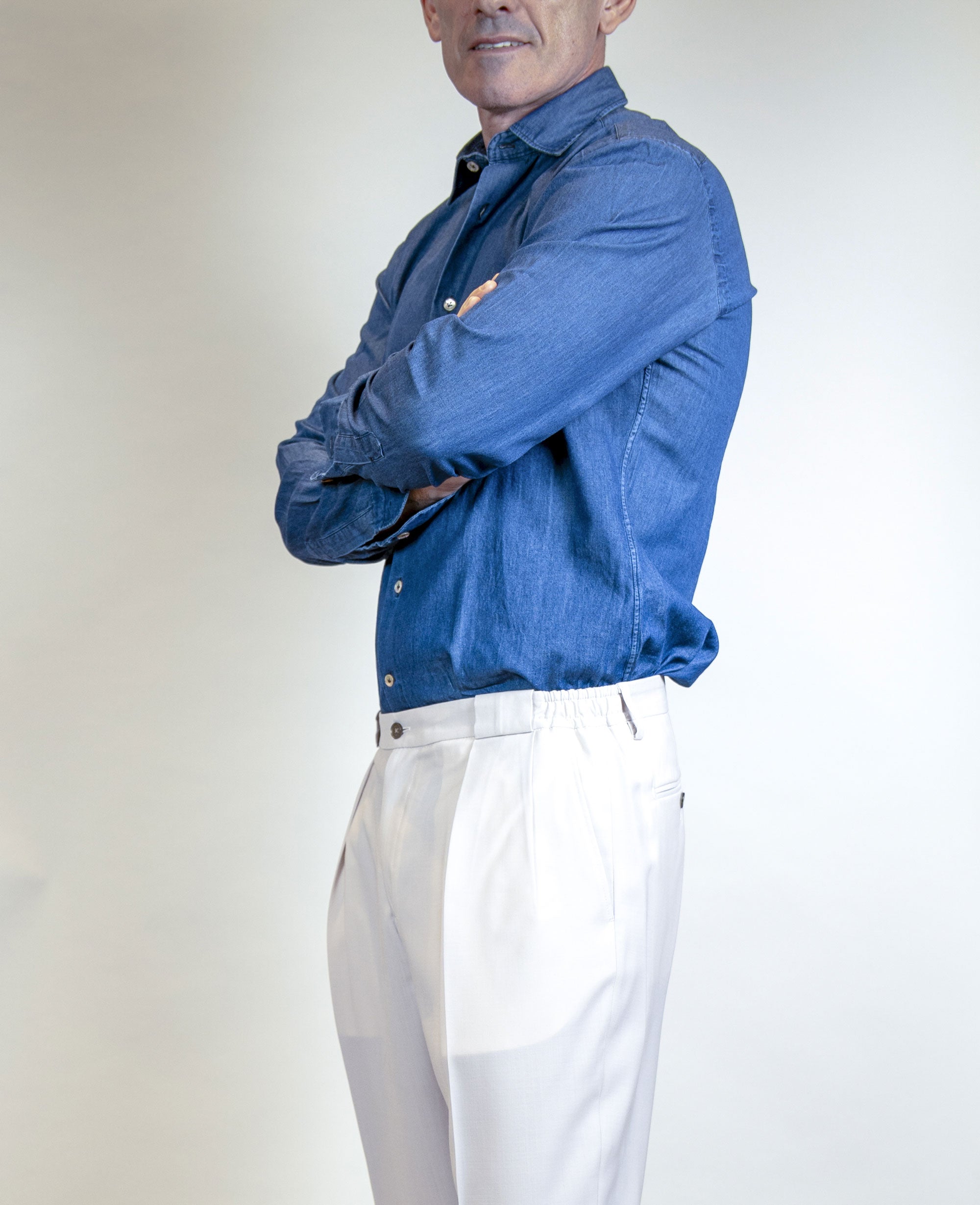 Camicia GIANGI uomo 5700 Denim 5700 1 S GIANGI 