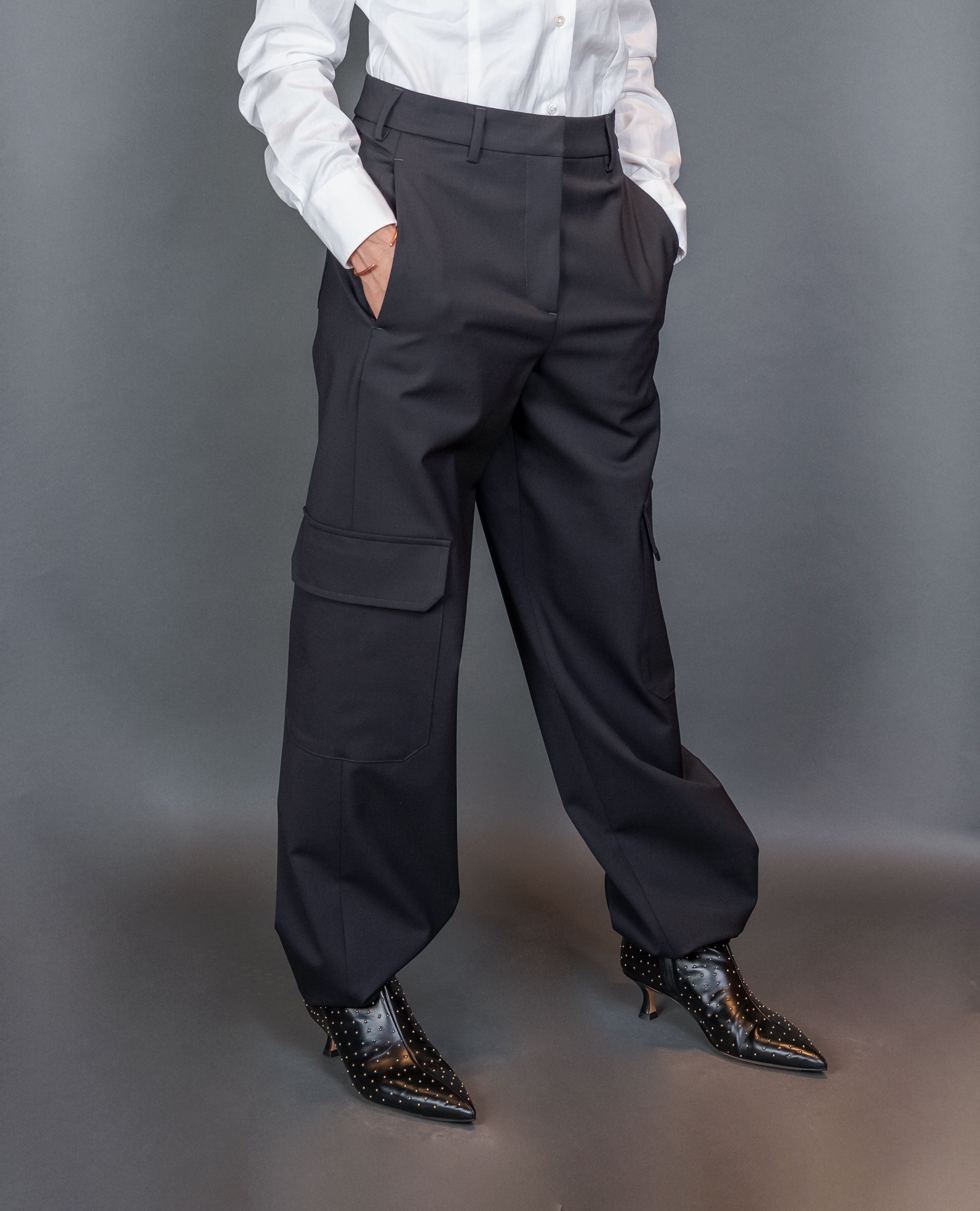 Pantalone PT TORINO donna PETRA Nero PETRA MA37 0990 PT TORINO 