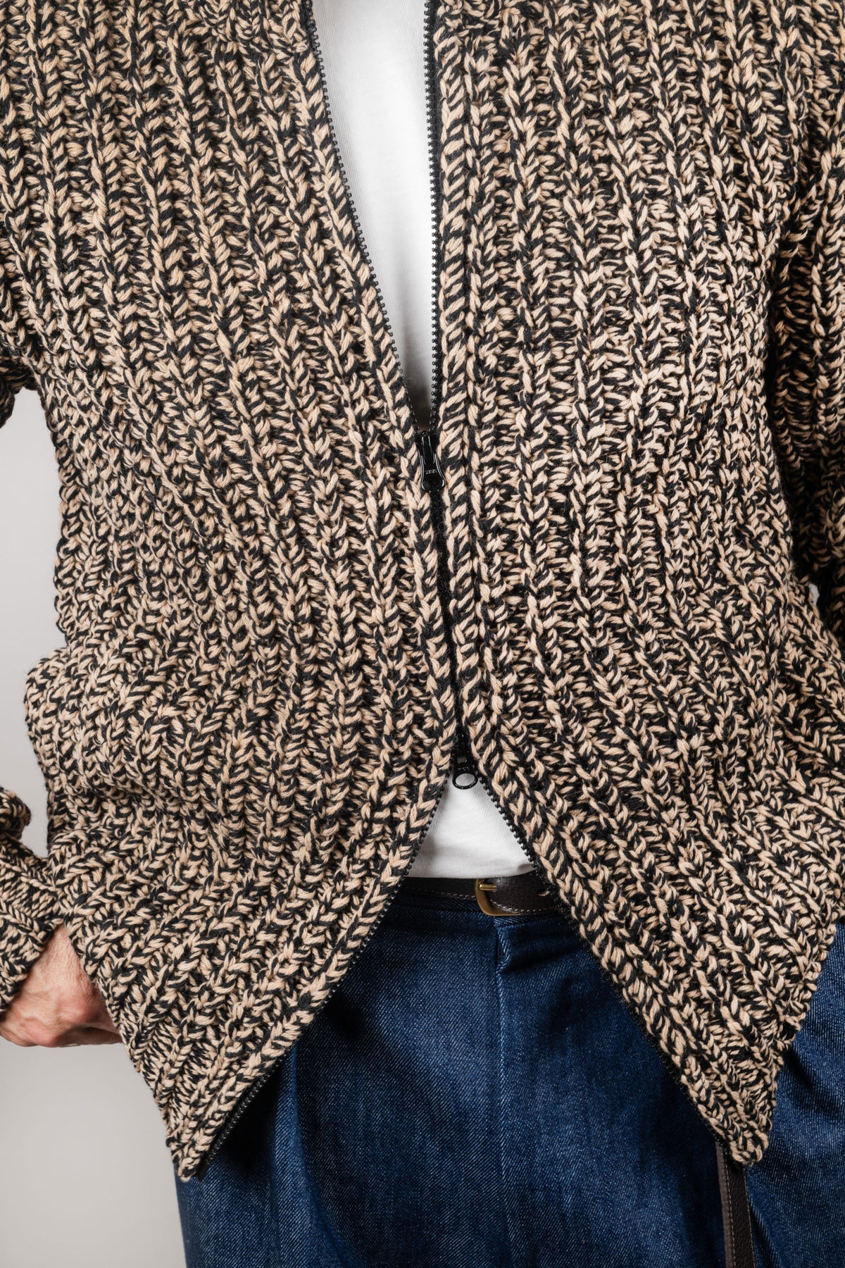 Cardigan Altea uomo Giubbino GIUBBINO 2661130 cammello nero<BR/> GIUBBINO 2661130 34 CAMMELLO ALTEA 