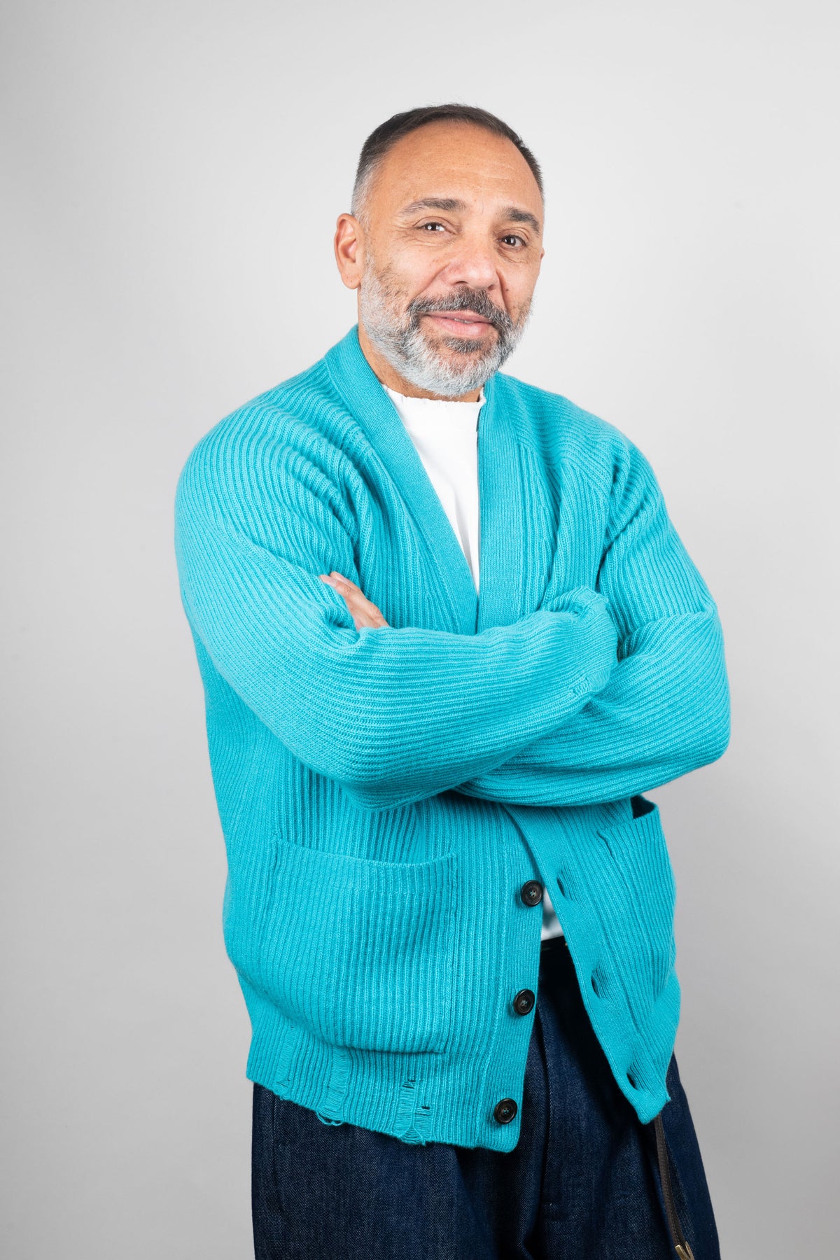 Cardigan Atomofactory uomo CARDIGAN FU13 turchese CARDIGAN FU13 15D AZZURRO ATOMOFACTORY 