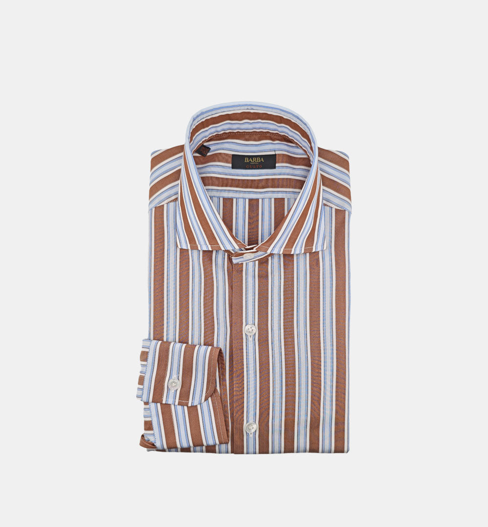 Camicia BARBA uomo K1U13P01U02508 Mattone Azzurra K1U13P01U02508 1 BARBA 