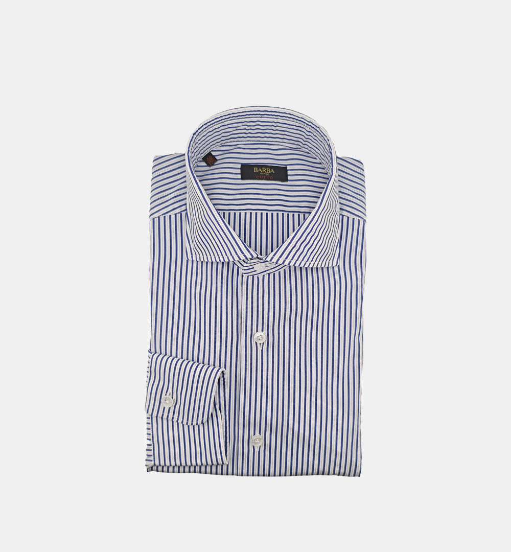 Camicia BARBA uomo K1U13P01Z4784 Blu K1U13P01Z4784 BLU BIANCA BARBA 