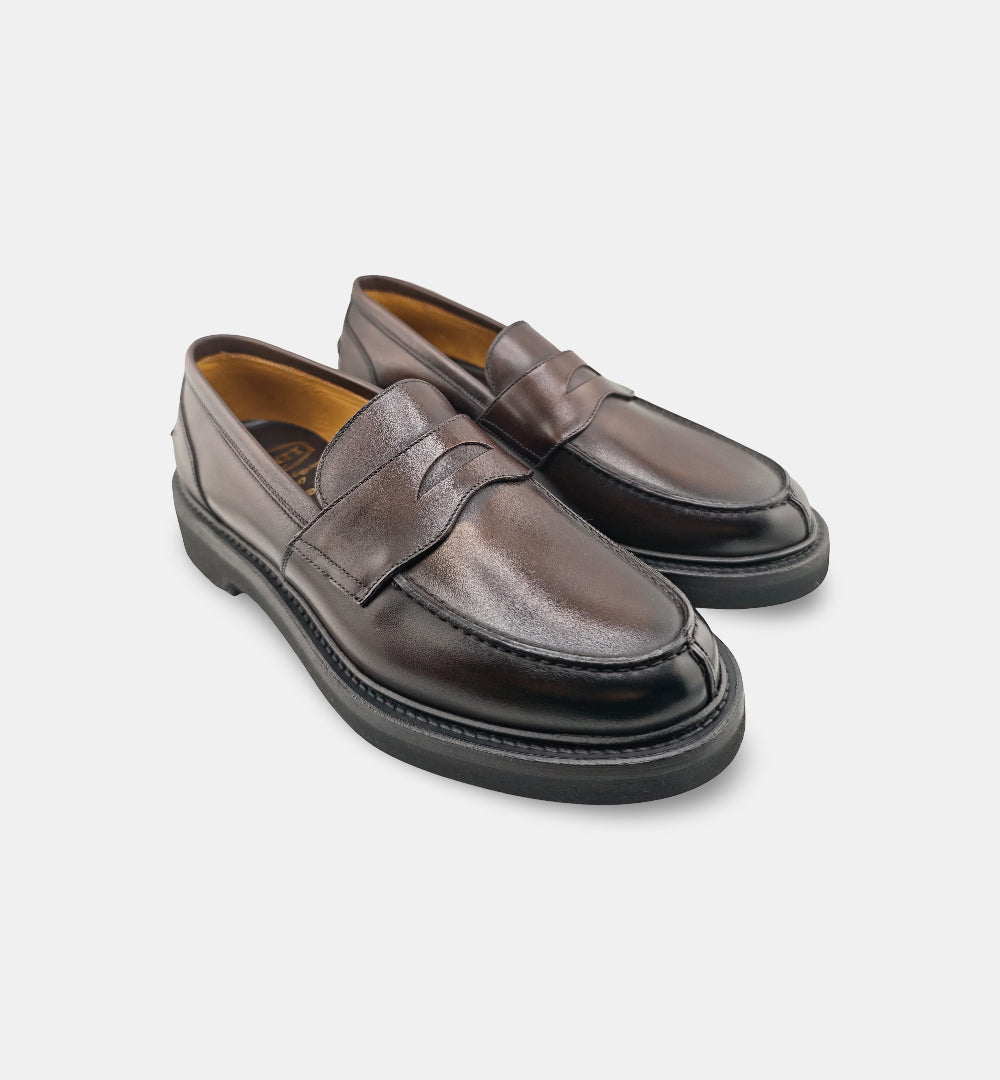 Mocassini Barrett uomo 231U034 testa di moro 231U034 073 1029 BARRETT 