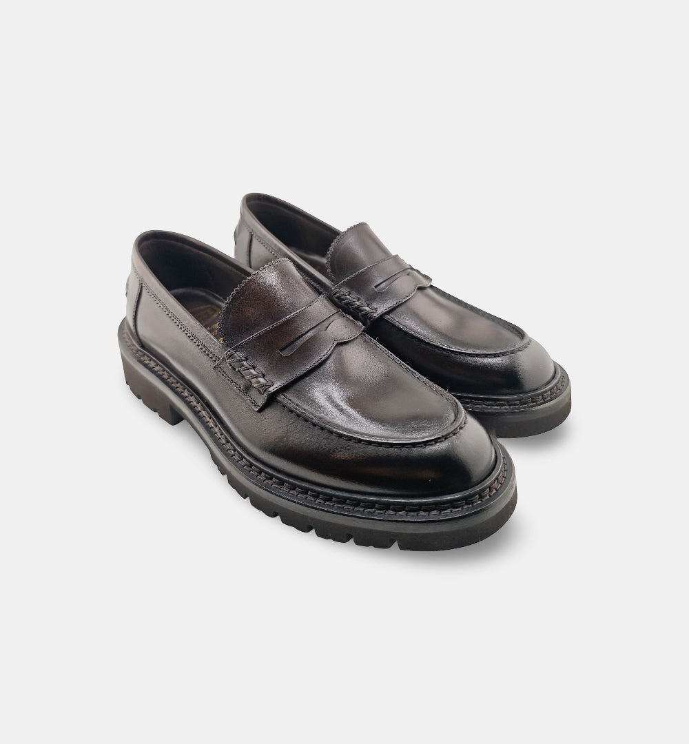 Mocassini Barrett uomo 252U019 wenge 252U019 004 442 BARRETT 