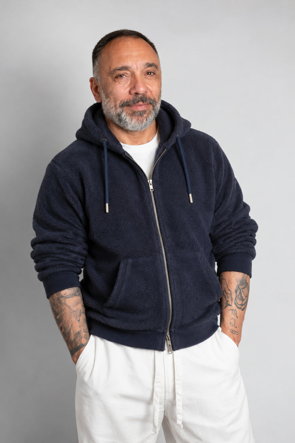 Felpa Circolo uomo FELPA CN5545 blu navy FELPA CN5545 007TL DARK NAVY CIRCOLO 
