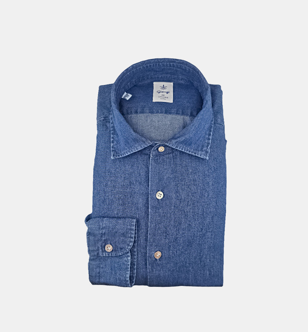 Camicia GIANGI uomo BIM 703 Denim Scuro BIM 703 1 SCURO GIANGI 