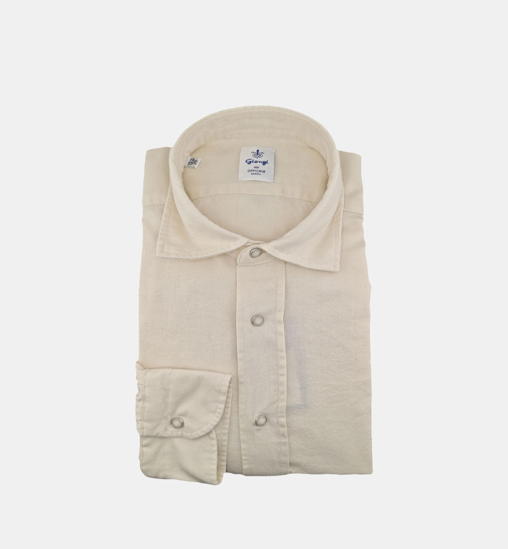 Camicia GIANGI uomo BIM CANN 3413 Avorio<BR/> BIM CANN 3413 1 AVORIO GIANGI 