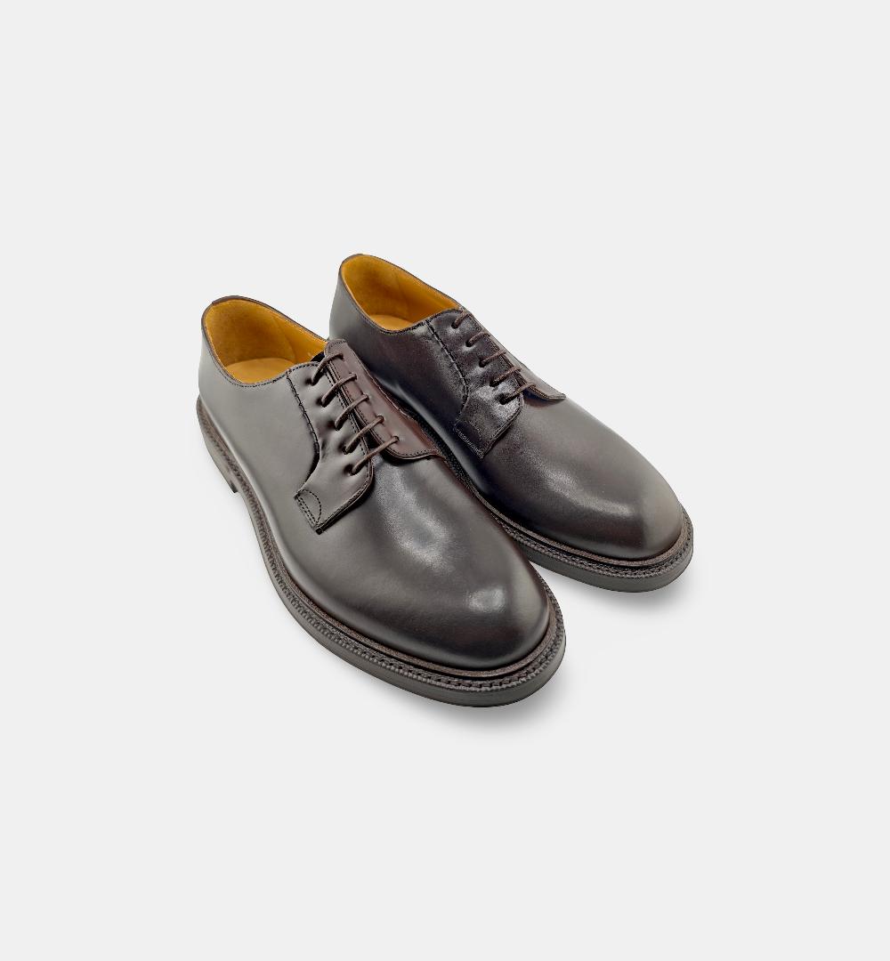 Derby GREEN GEORGE uomo 1204 Testa di moro 1204 F.CUOIO T.D.M GREEN GEORGE 