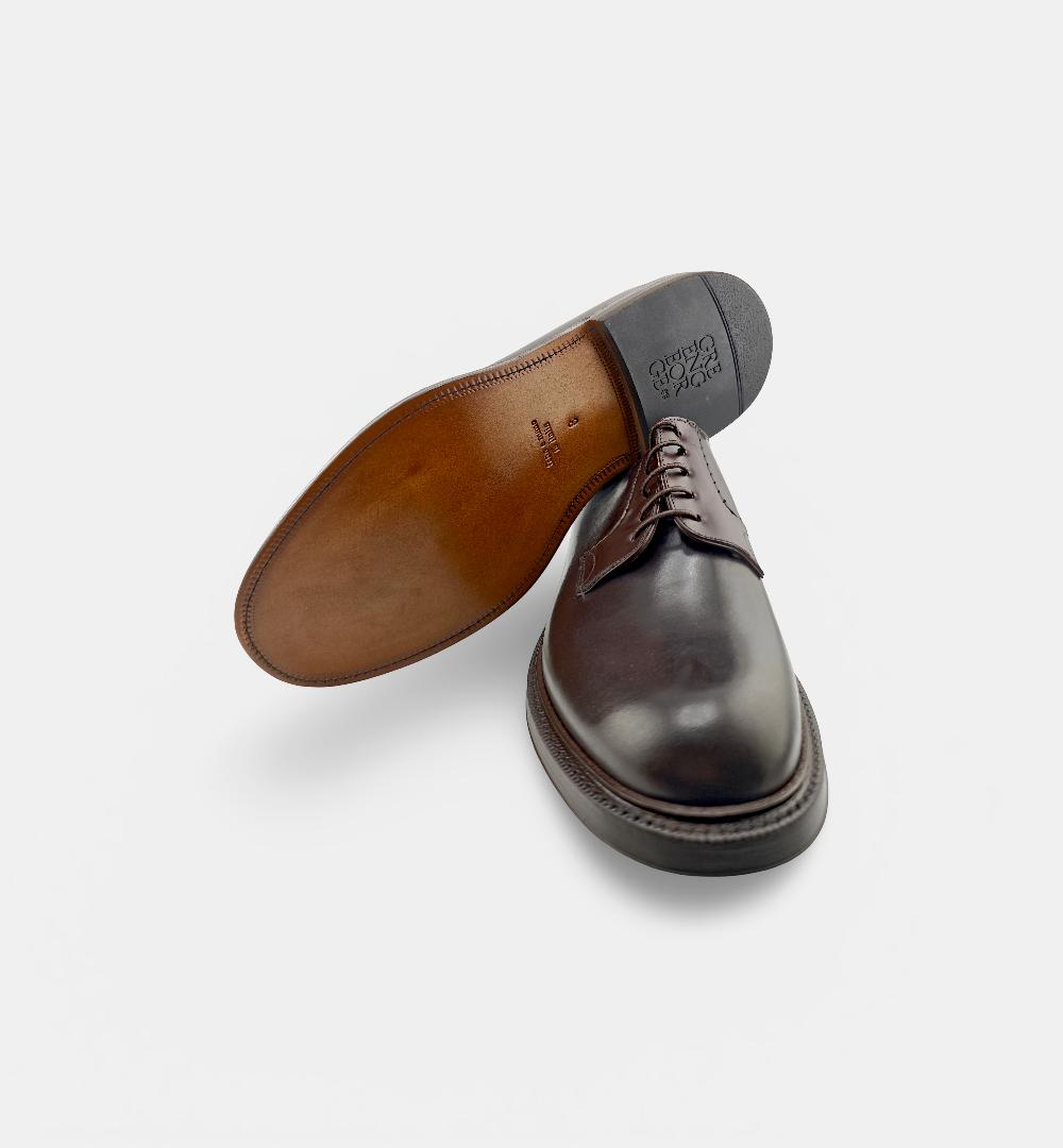 Derby GREEN GEORGE uomo 1204 Testa di moro 1204 F.CUOIO T.D.M GREEN GEORGE 