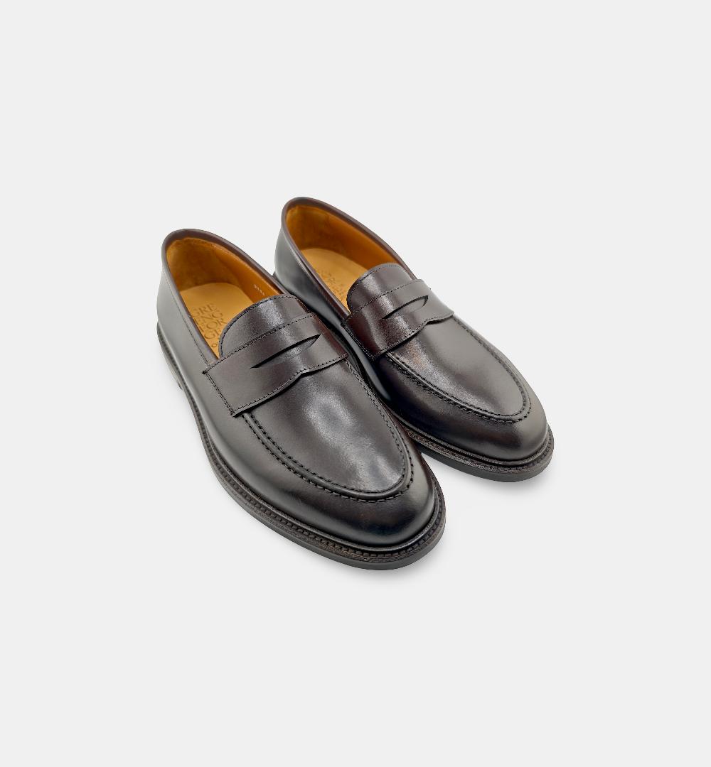 Mocassino GREEN GEORGE uomo 2111 Testa di moro 2111 PENNY 59 GREEN GEORGE 