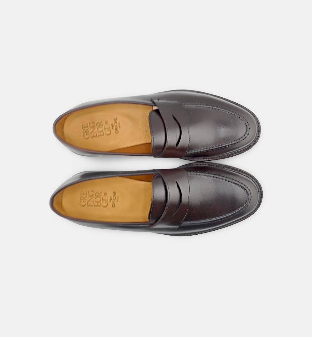 Mocassino GREEN GEORGE uomo 2111 Testa di moro 2111 PENNY 59 GREEN GEORGE 