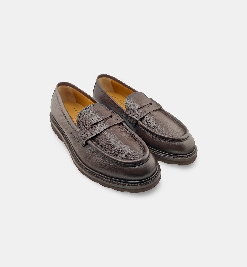 Mocassino HENDERSON uomo 86407 Testa di moro 86407 P.10 COLLEGE HENDERSON 