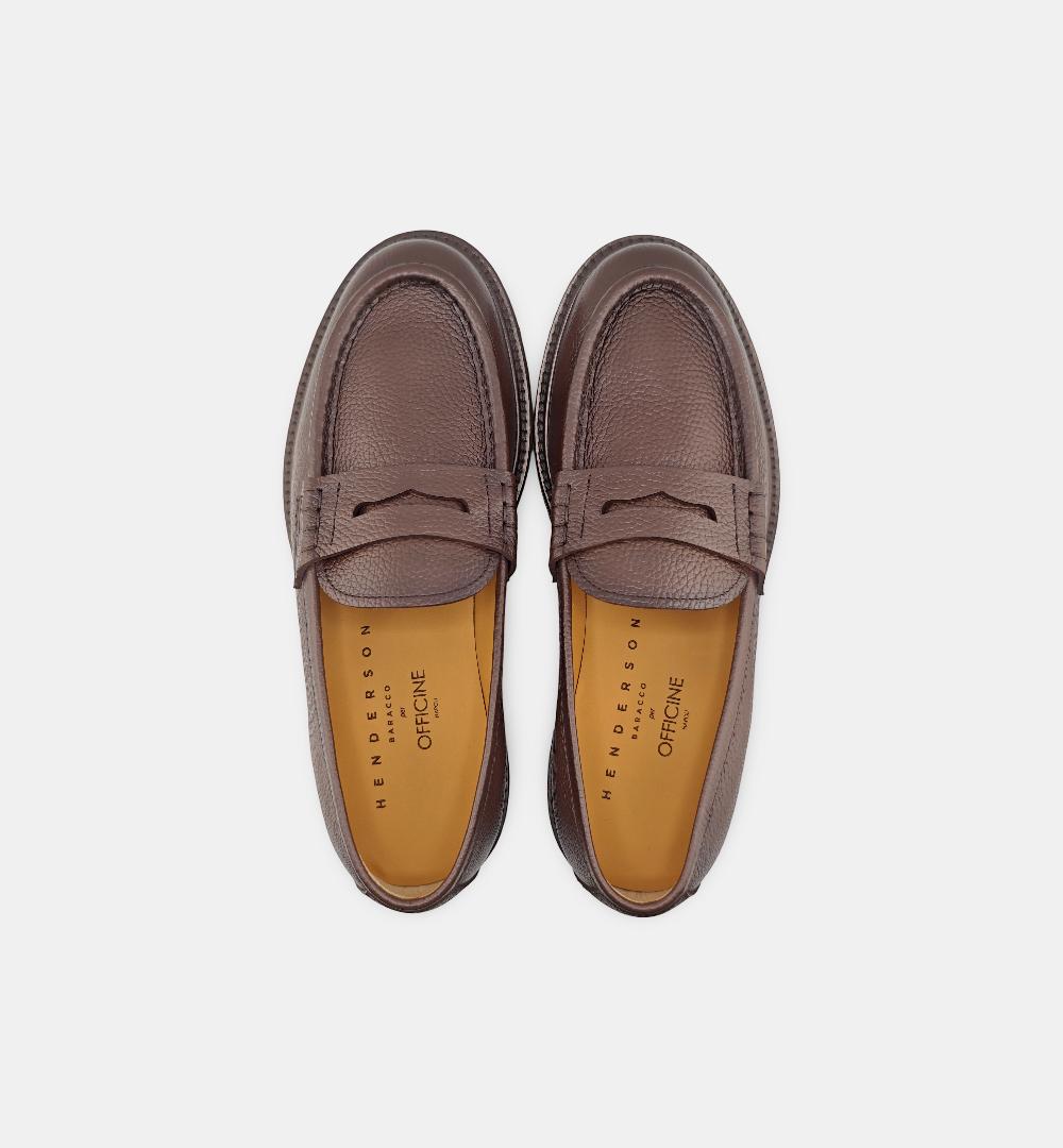 Mocassino HENDERSON uomo 86407 Testa di moro 86407 P.10 COLLEGE HENDERSON 