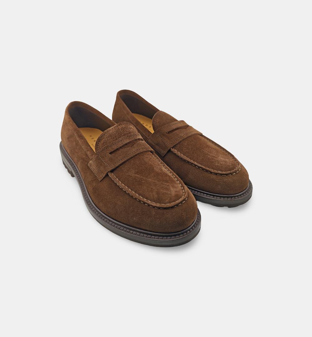 Mocassino HENDERSON uomo 86416 Testa di moro 86416 S.0 COLLEGE HENDERSON 