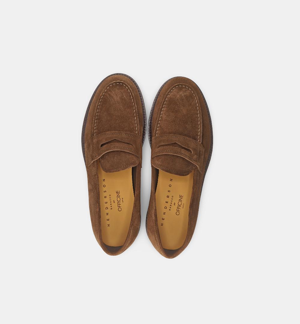 Mocassino HENDERSON uomo 86416 Testa di moro 86416 S.0 COLLEGE HENDERSON 