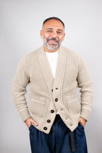 Cardigan Kangra uomo 4109 402 naturale