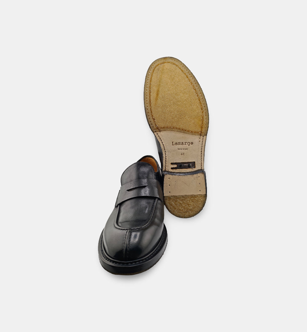 Mocassini Lemargo uomo GB24A neri GB24A DIVER LEMARGO 