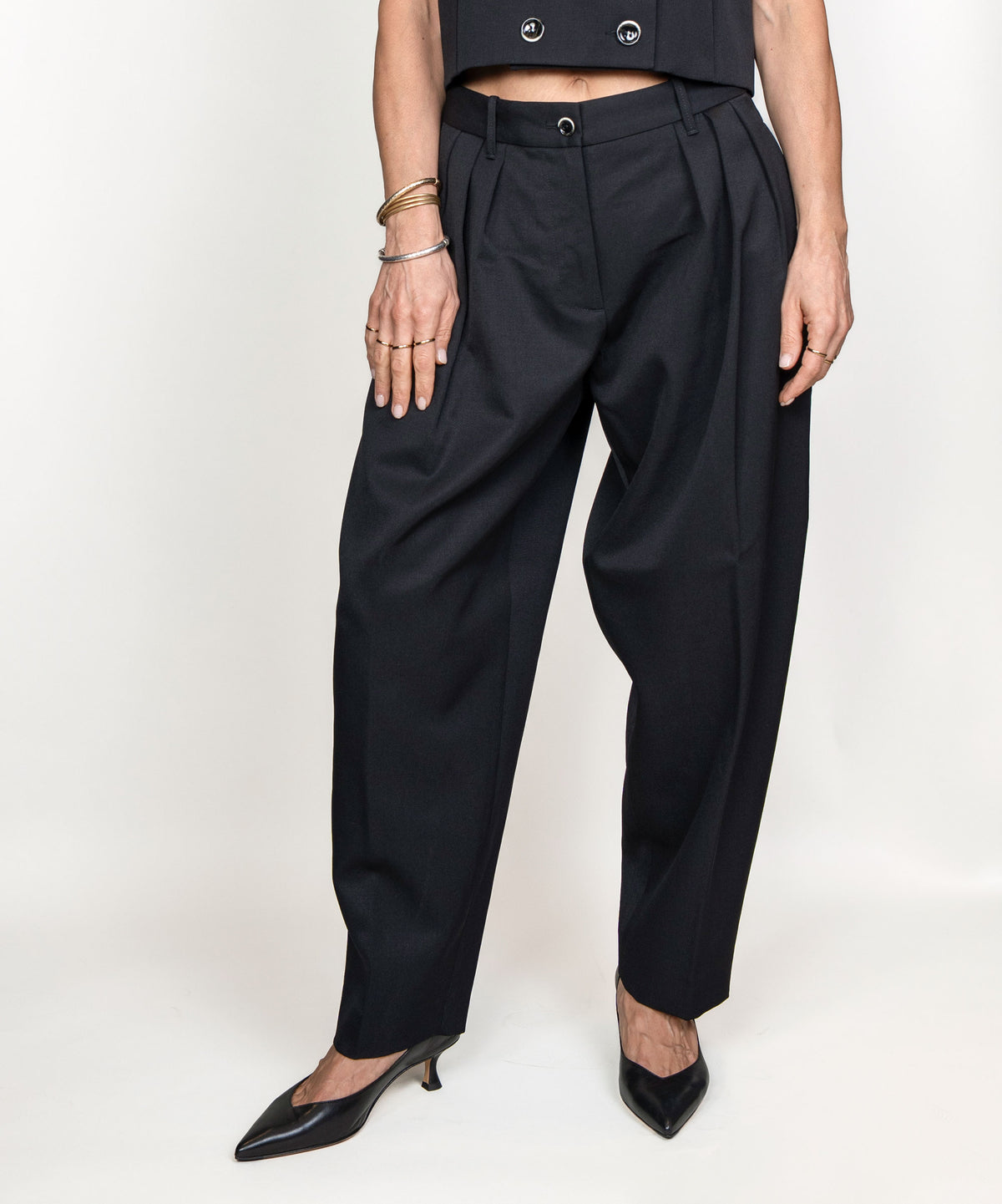 Pantalone Nine in the Morning donna Gerda nero GERDA PENCE N NINE INTHE MORNING 