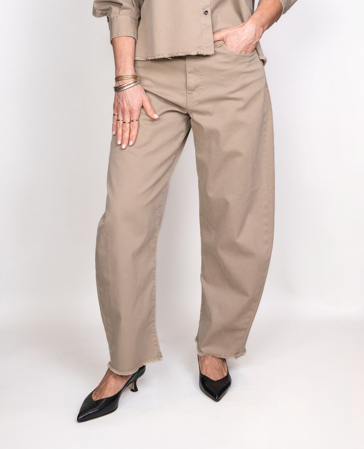 Pantalone Nine in the Morning donna Karter camel KARTER COTONE C NINE INTHE MORNING 