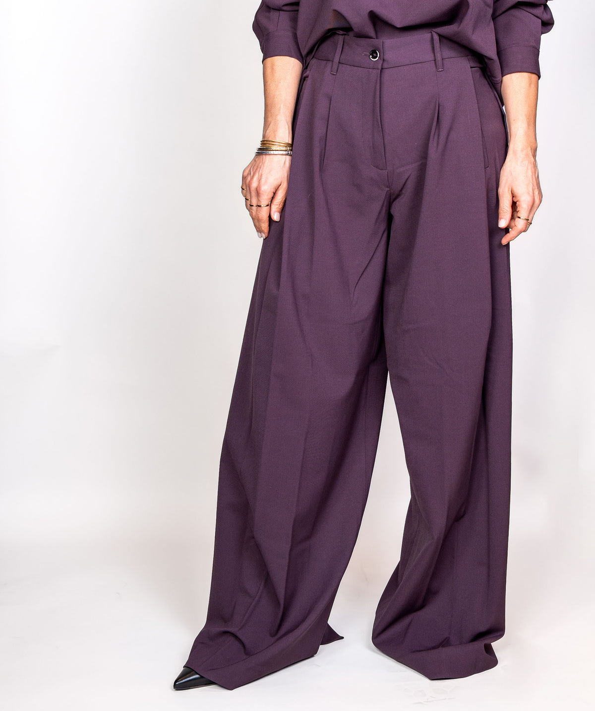 Pantalone Nine in the Morning donna Petra prugna PETRA PENCE P NINE INTHE MORNING 