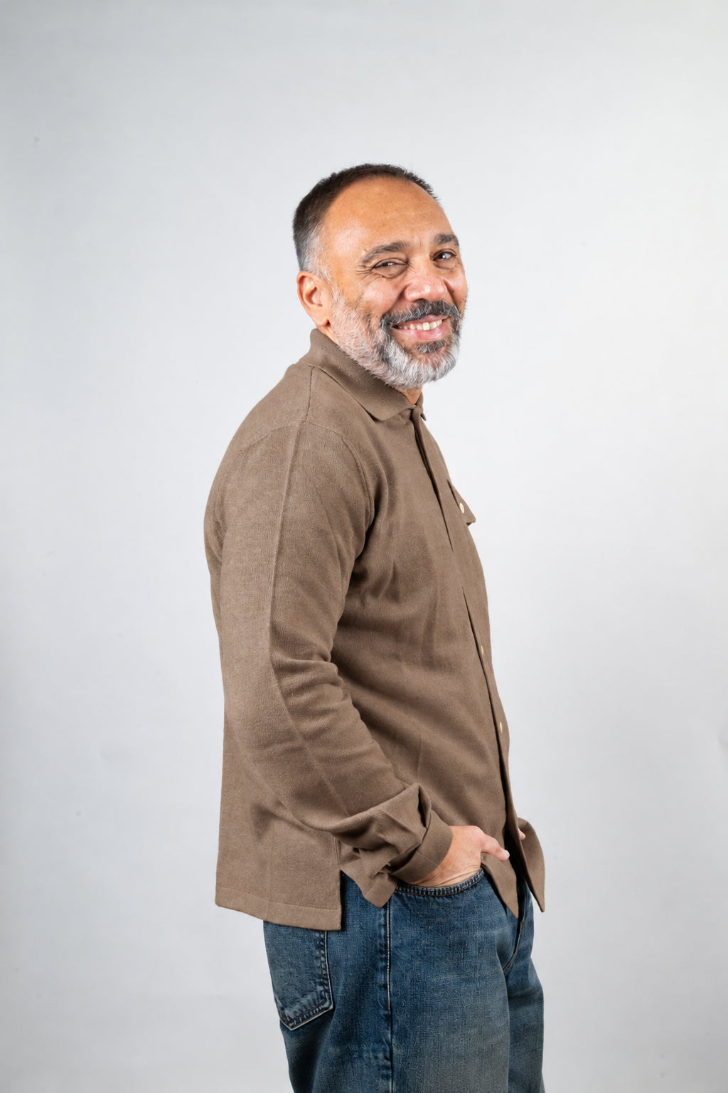 Polo camicia Officine uomo Caracciolo fango CARACCIOLO FANGO OFFICINE 