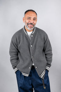 Cardigan Officine uomo College grigio